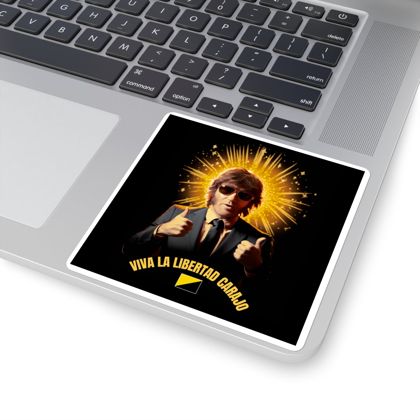 Javier Milei Square Stickers