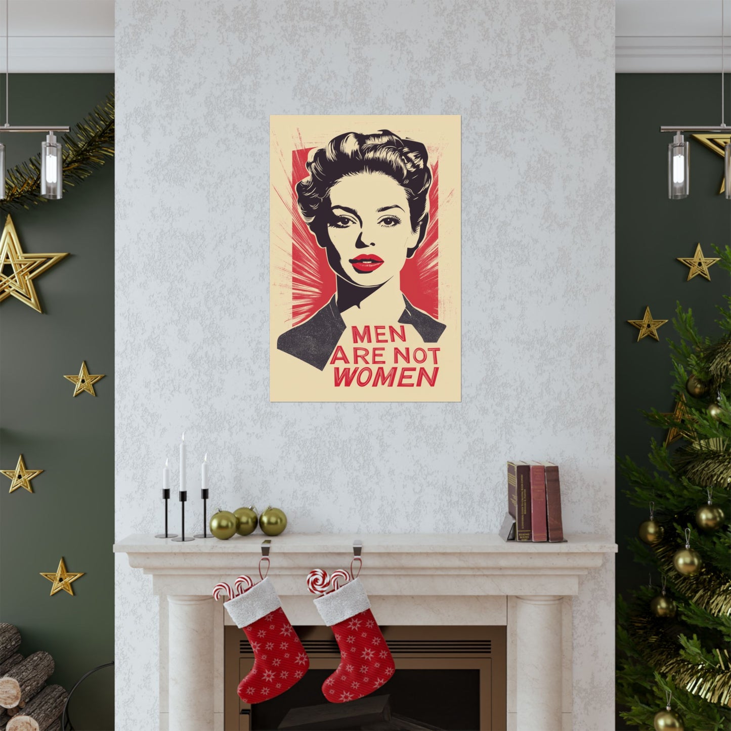 Men Are Not Women Matte Vertical Posters