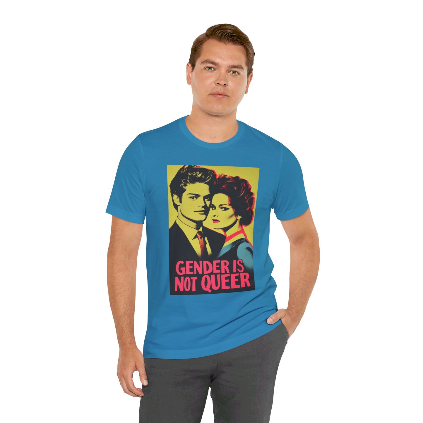Gender is Not Queer Unisex Jersey Short Sleeve Tee