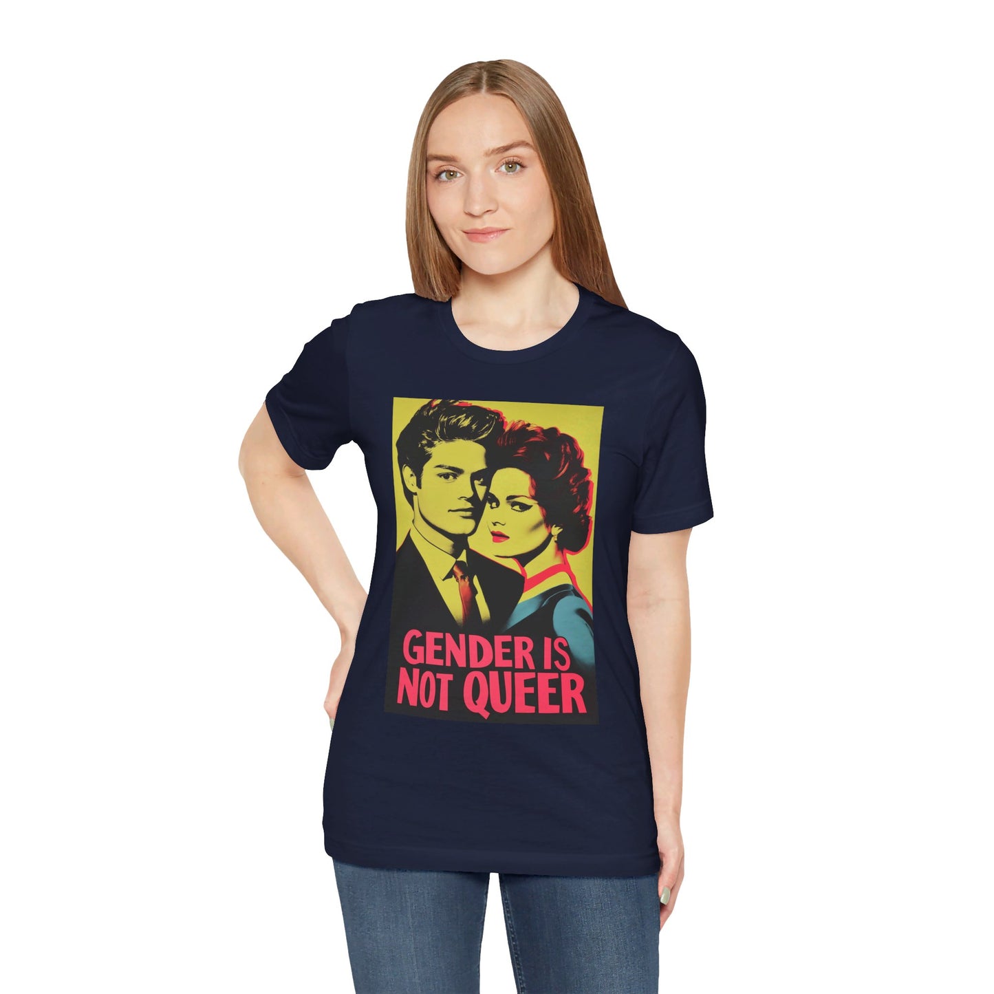 Gender is Not Queer Unisex Jersey Short Sleeve Tee