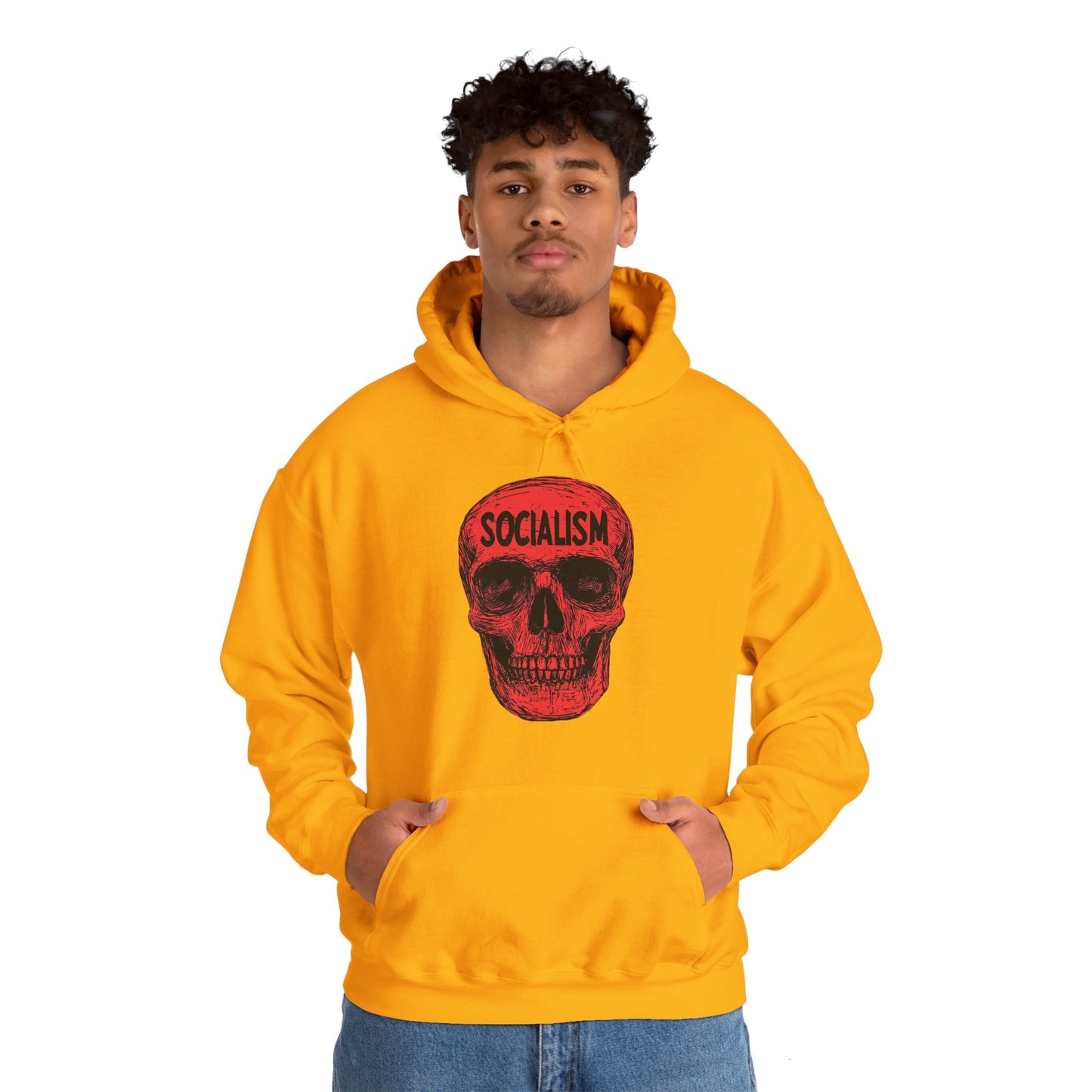 Socialism Means Death Unisex Heavy Blend™ Hooded Sweatshirt