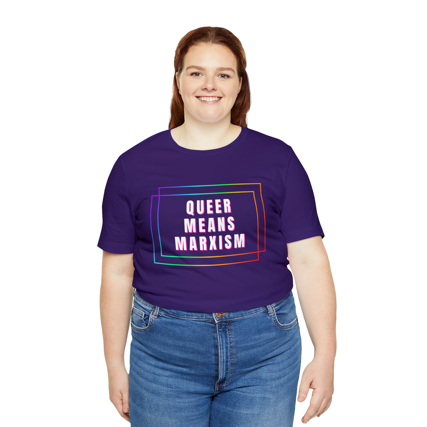 Queer Means Marxism Unisex Jersey Short Sleeve Tee