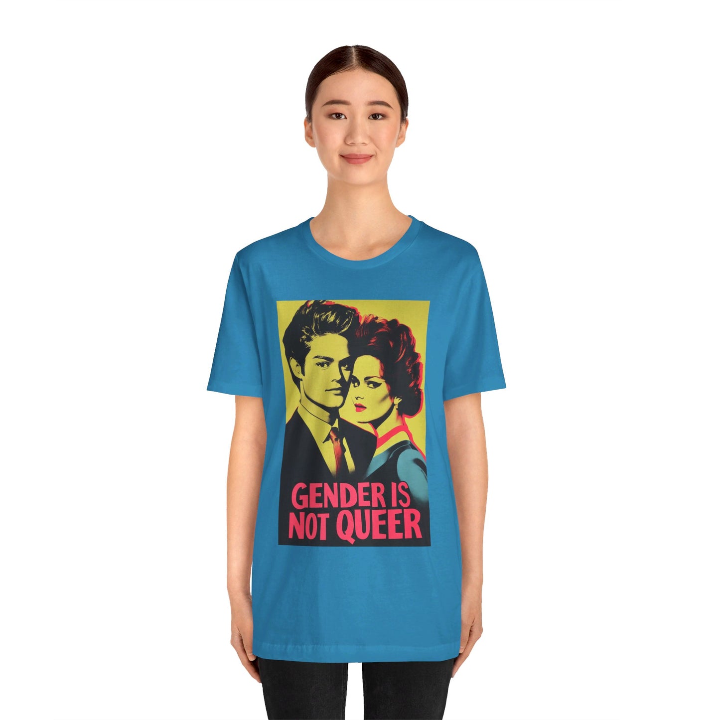 Gender is Not Queer Unisex Jersey Short Sleeve Tee