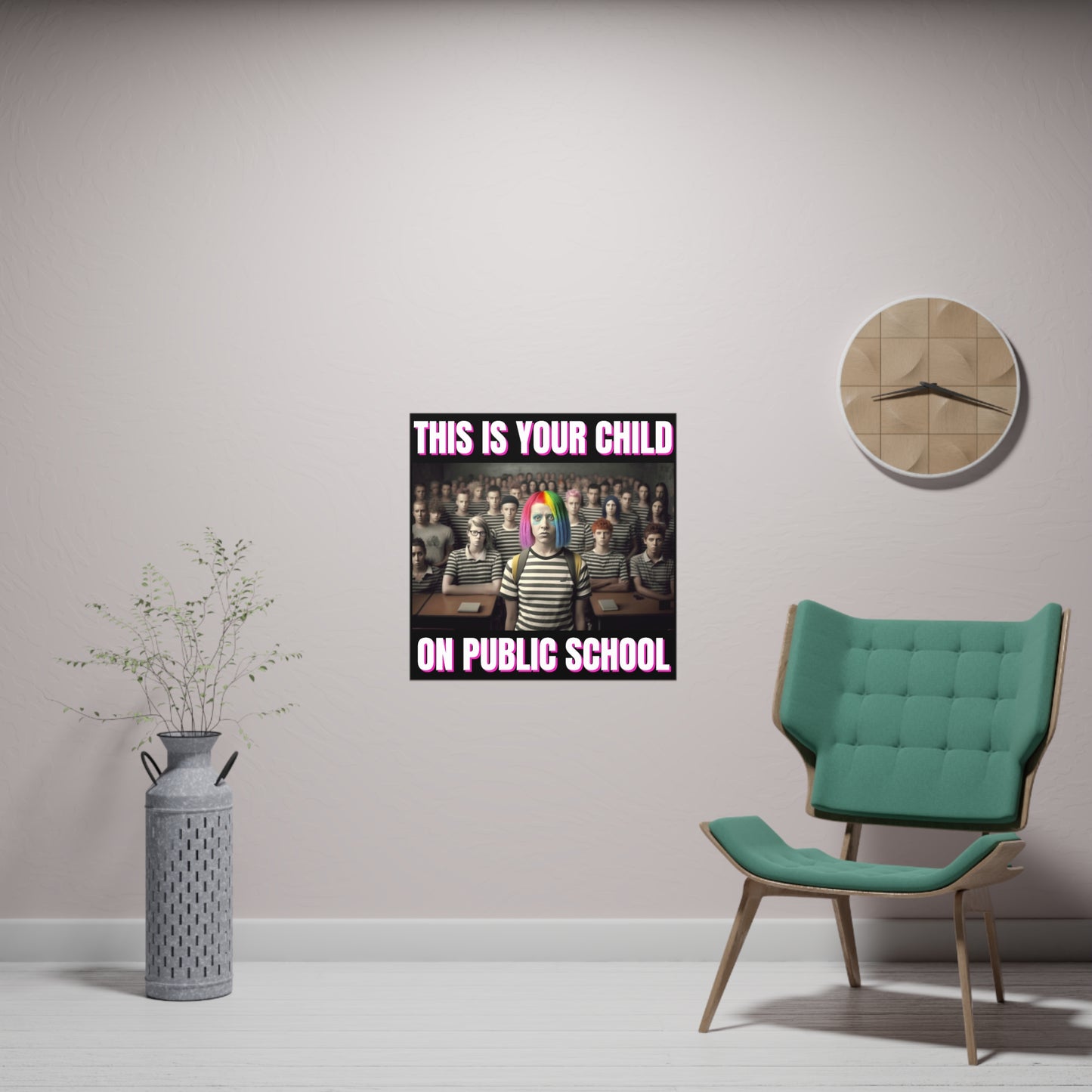 Your Child On Public School Matte Paper Poster