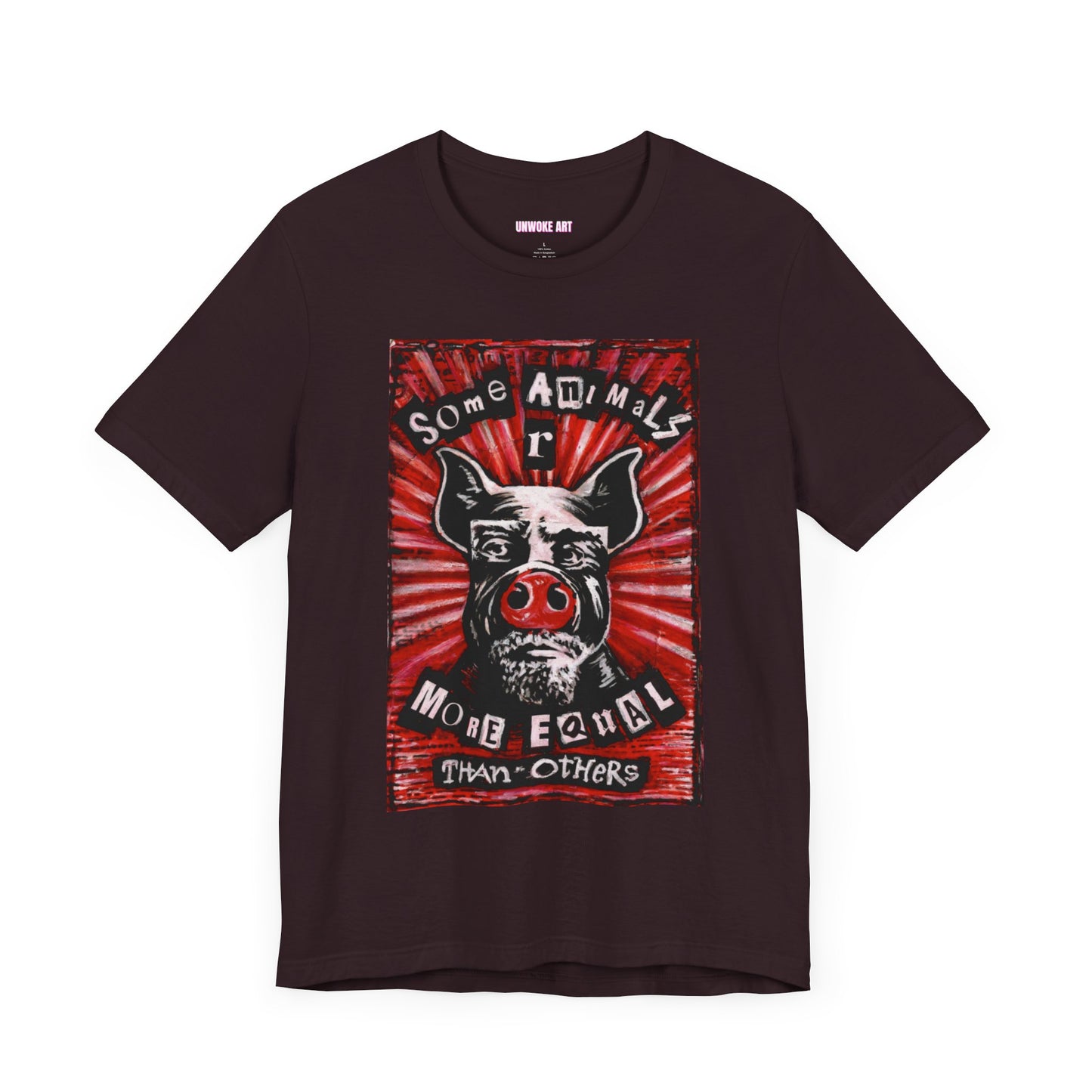 Some Animals R More Equal Than Others Zine Unisex Jersey Short Sleeve Tee