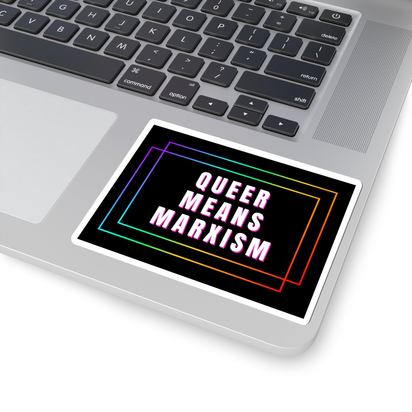Queer Means Marxism Kiss-Cut Stickers