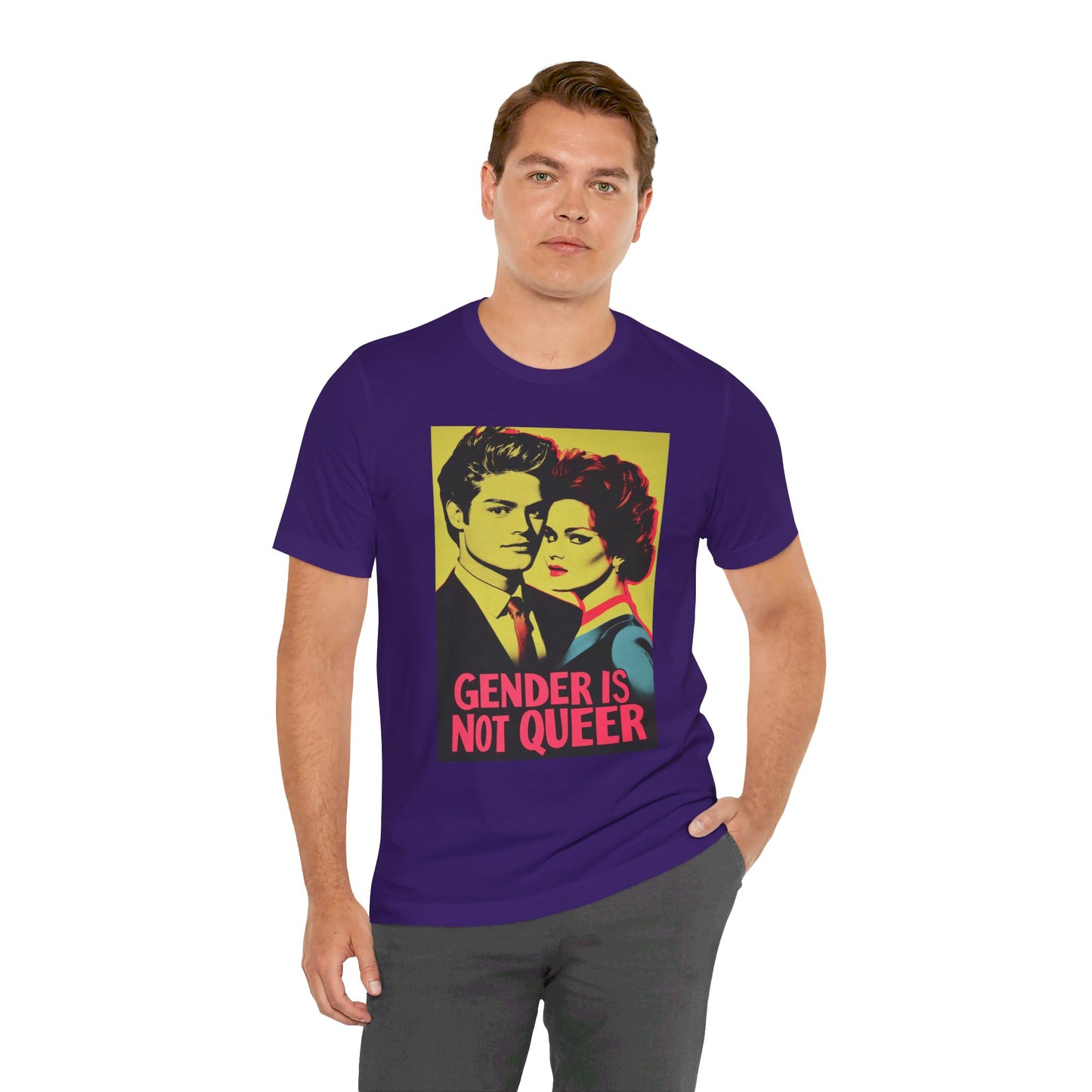 Gender is Not Queer Unisex Jersey Short Sleeve Tee