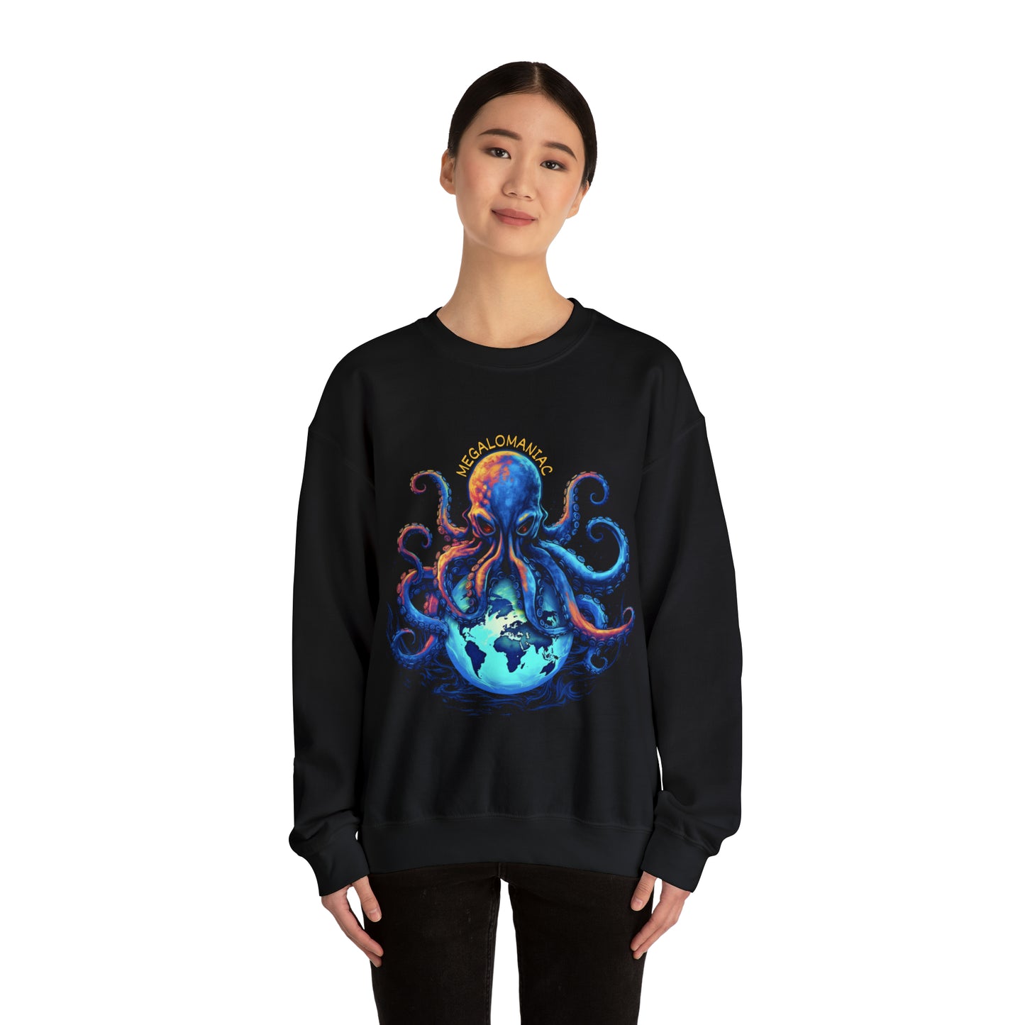 MEGALOMANIAC Unisex Heavy Blend™ Crewneck Sweatshirt