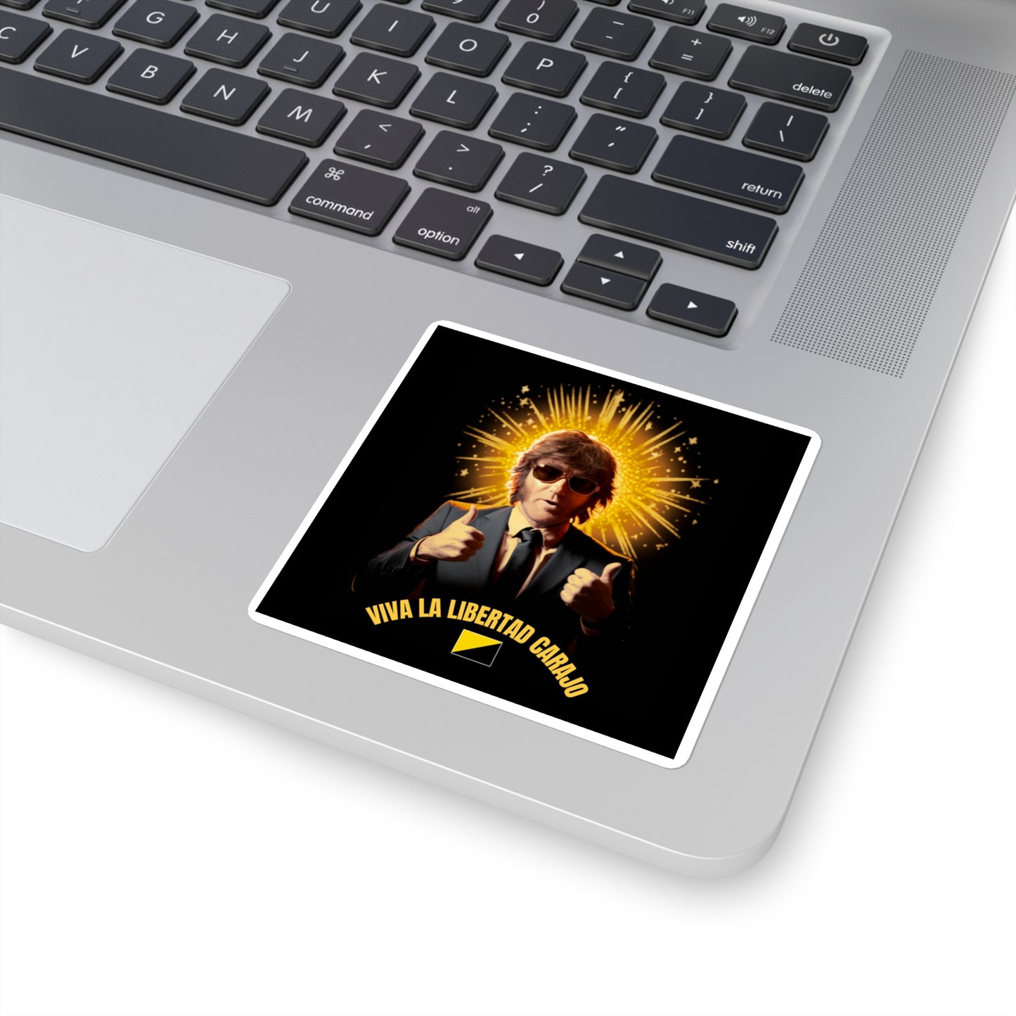 Javier Milei Square Stickers