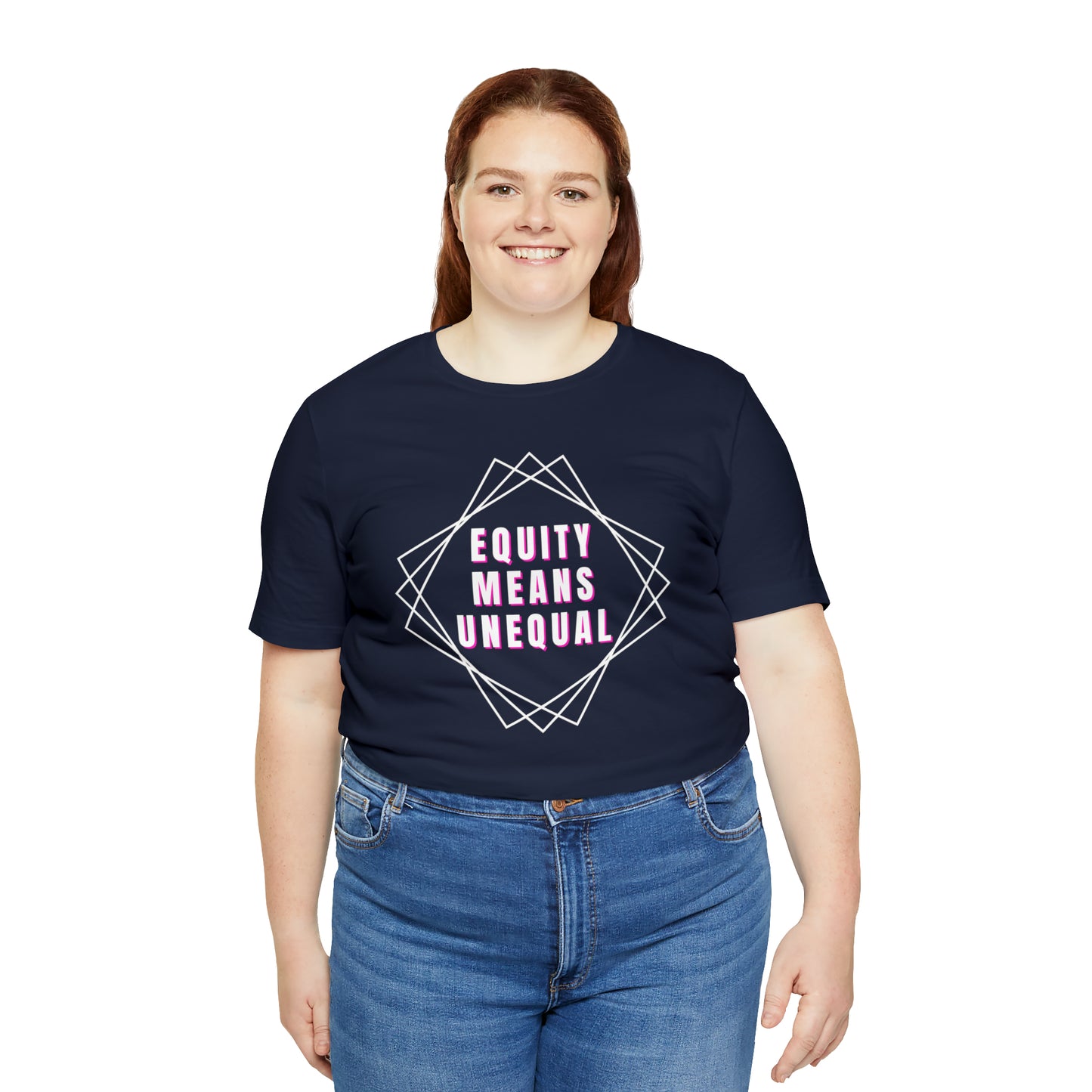 Equity Means Unequal Unisex Jersey Short Sleeve Tee