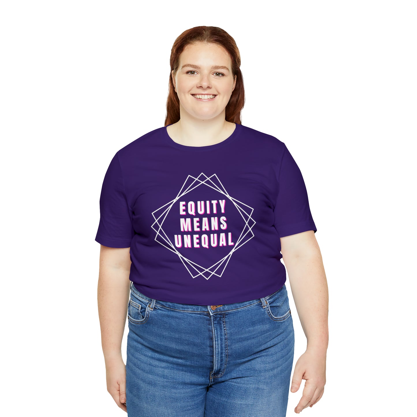 Equity Means Unequal Unisex Jersey Short Sleeve Tee