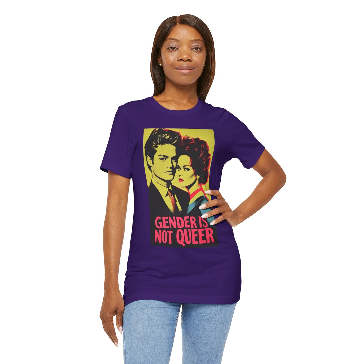 Gender is Not Queer Unisex Jersey Short Sleeve Tee