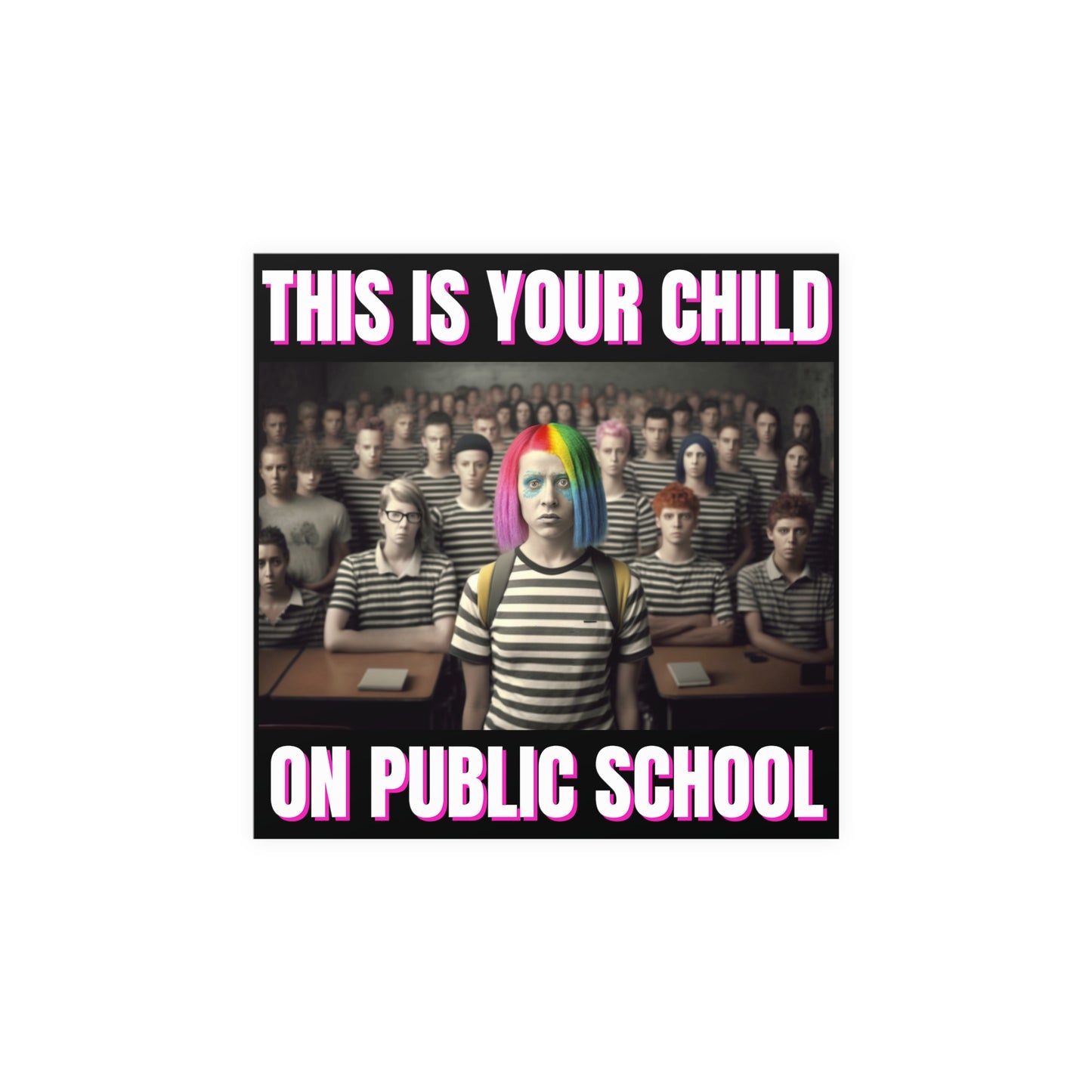 Your Child On Public School Matte Paper Poster