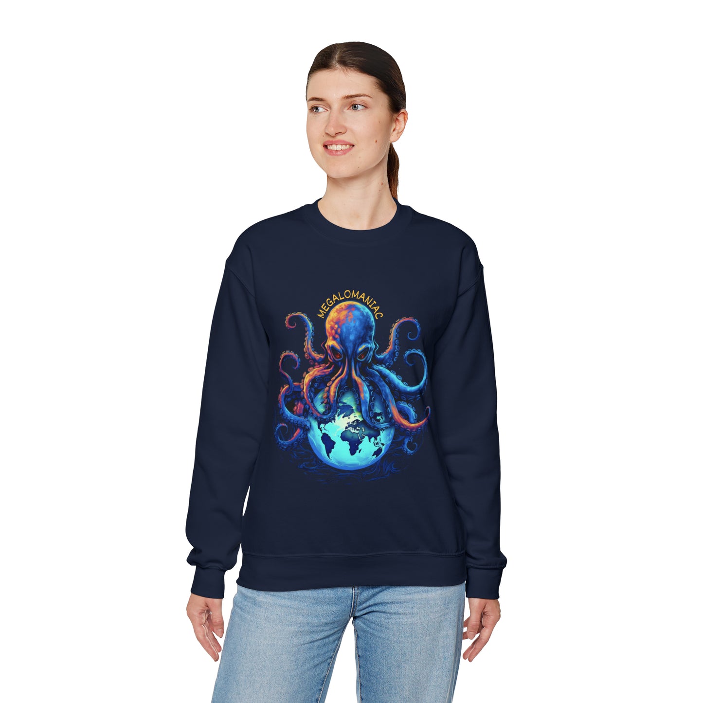 MEGALOMANIAC Unisex Heavy Blend™ Crewneck Sweatshirt
