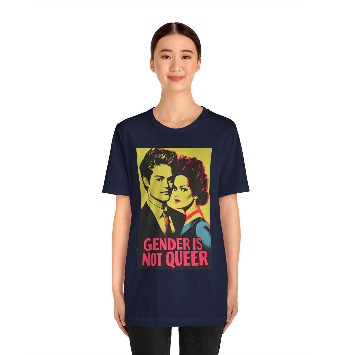 Gender is Not Queer Unisex Jersey Short Sleeve Tee