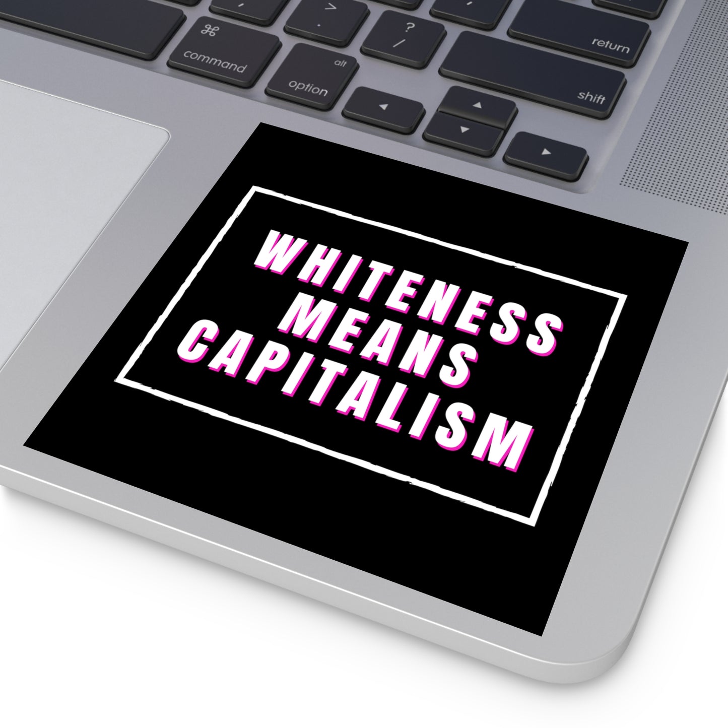 Whiteness is Capitalism Square Stickers, Indoor\Outdoor