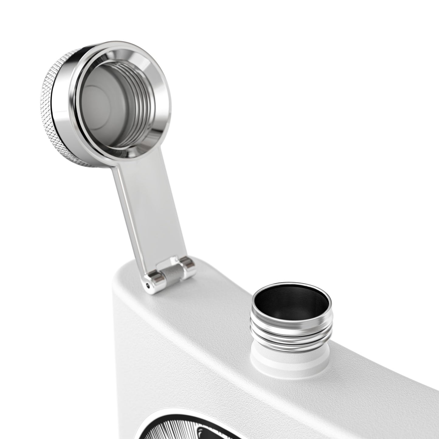 Decode The Left Plague Doctor Flask - 6oz Stainless Steel Hip Flask
