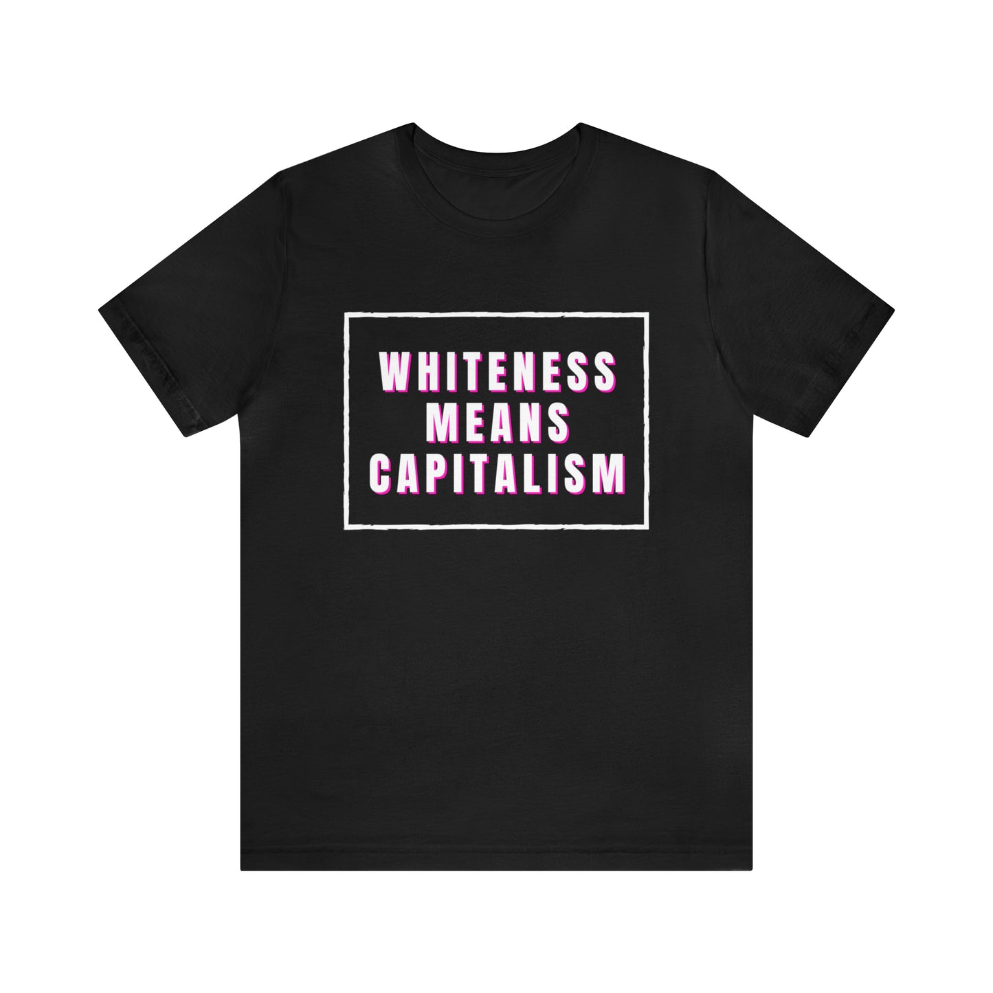 Whiteness Means Capitalism Unisex Jersey Short Sleeve Tee