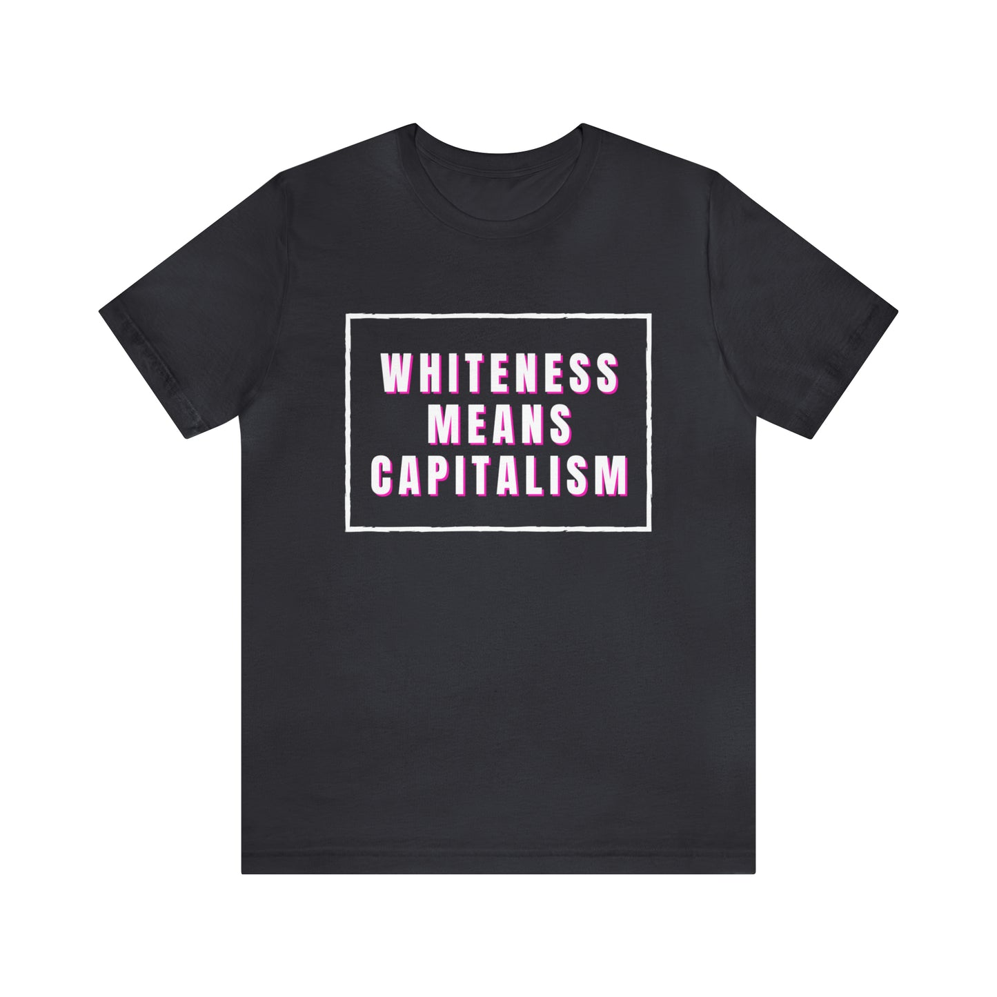 Whiteness Means Capitalism Unisex Jersey Short Sleeve Tee