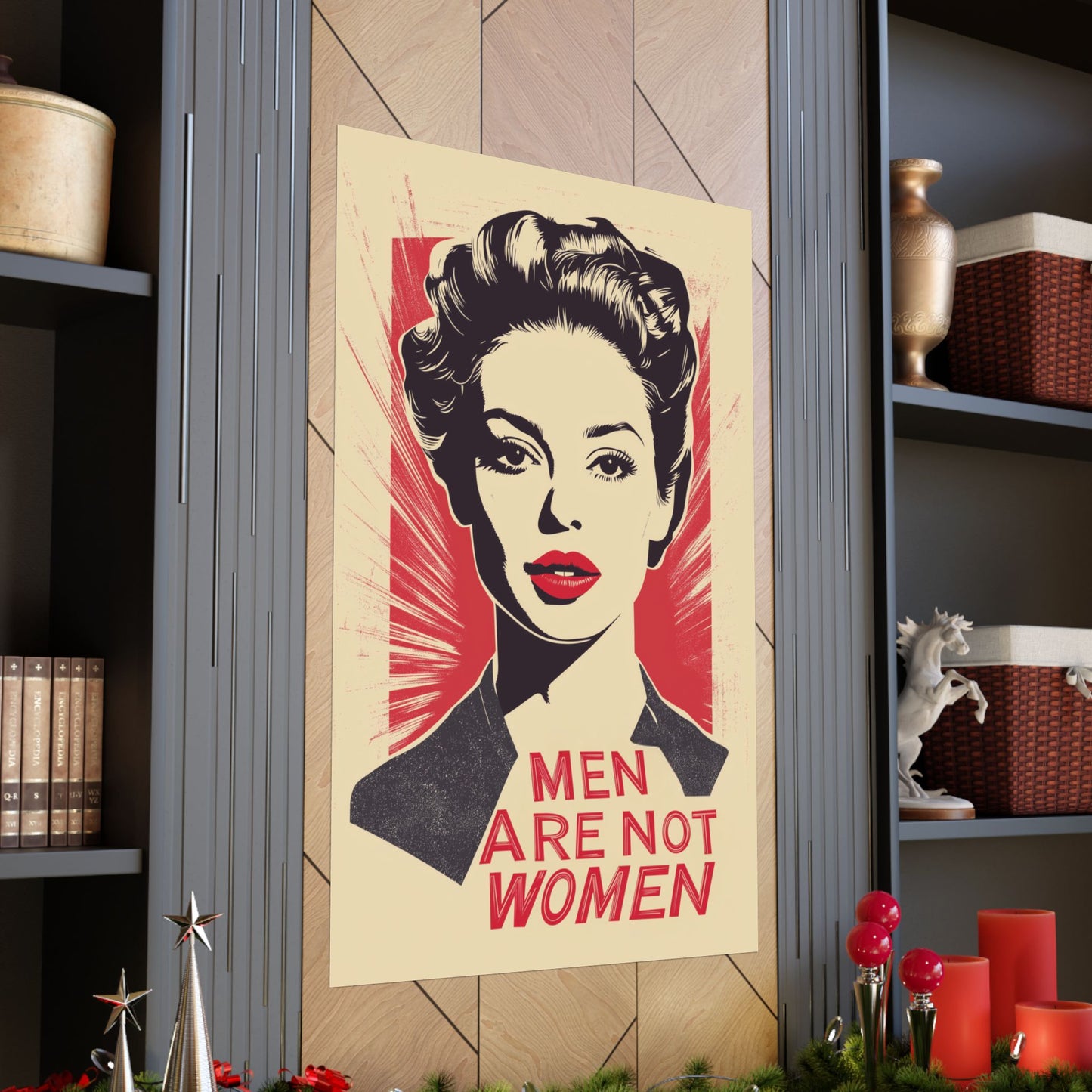 Men Are Not Women Matte Vertical Posters