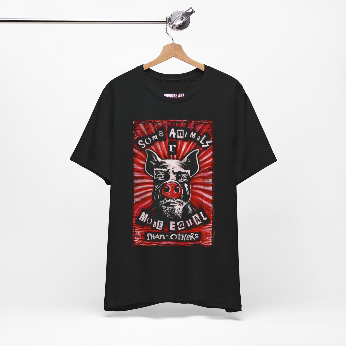 Some Animals R More Equal Than Others Zine Unisex Jersey Short Sleeve Tee