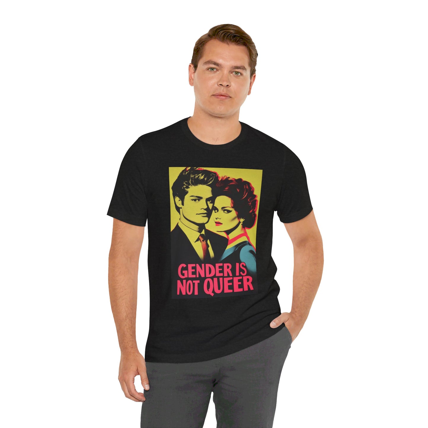 Gender is Not Queer Unisex Jersey Short Sleeve Tee