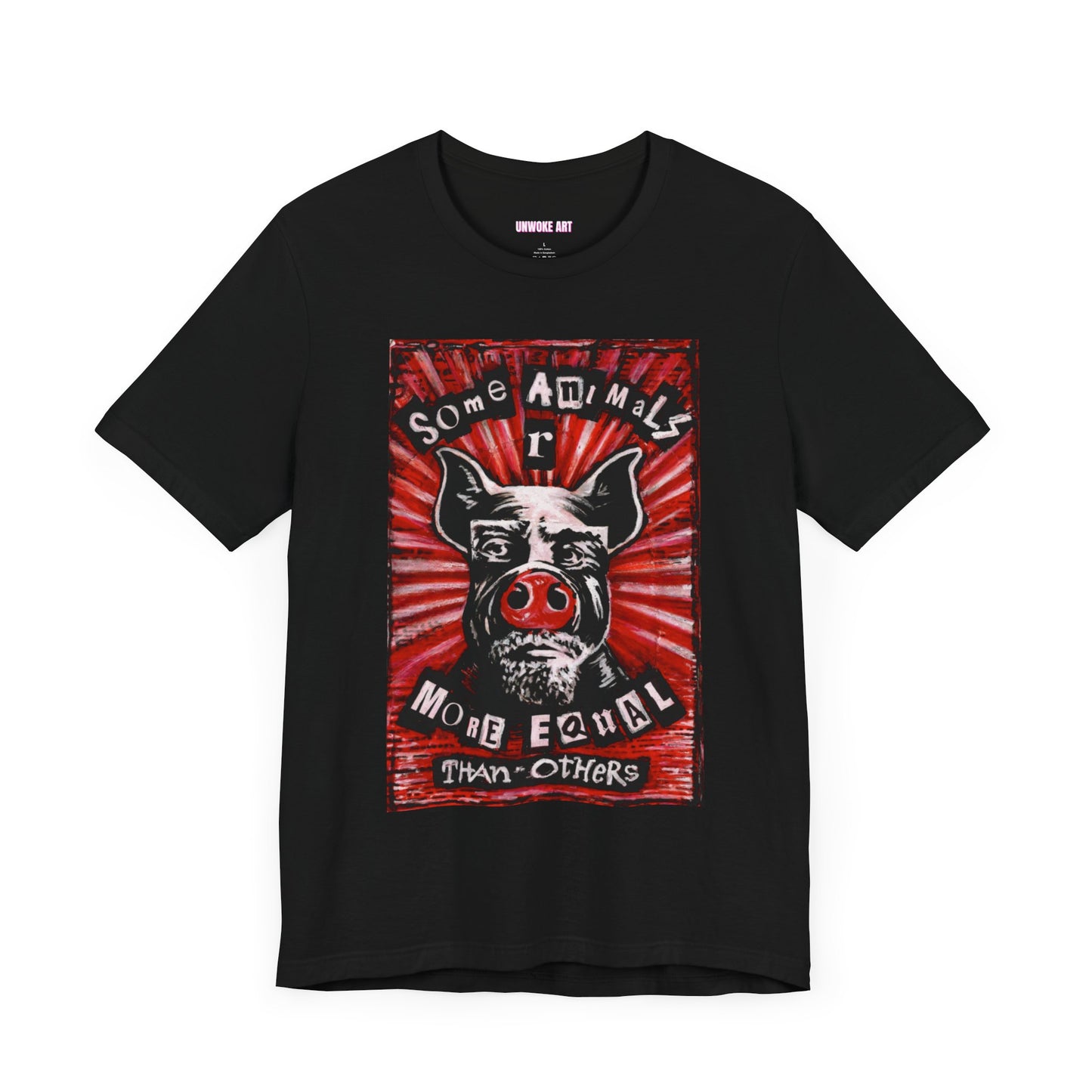 Some Animals R More Equal Than Others Zine Unisex Jersey Short Sleeve Tee