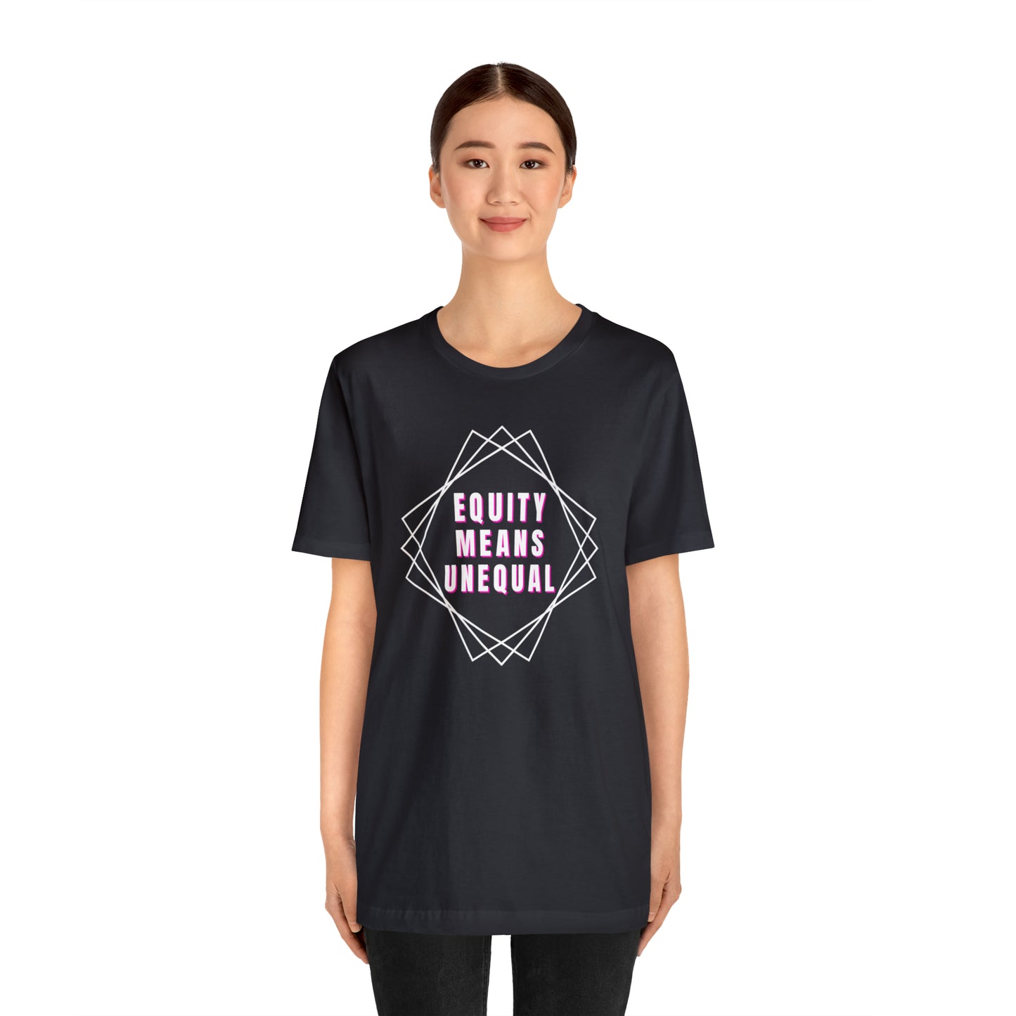 Equity Means Unequal Unisex Jersey Short Sleeve Tee