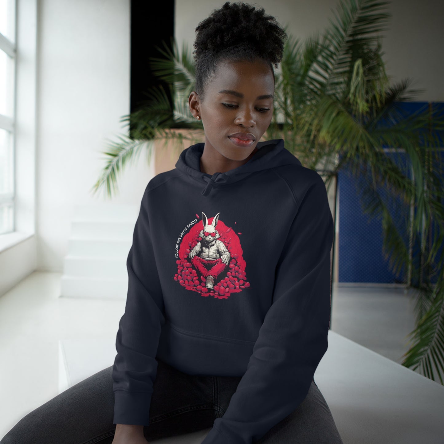 Follow The White Rabbit Signature Unisex Supply Hoodie