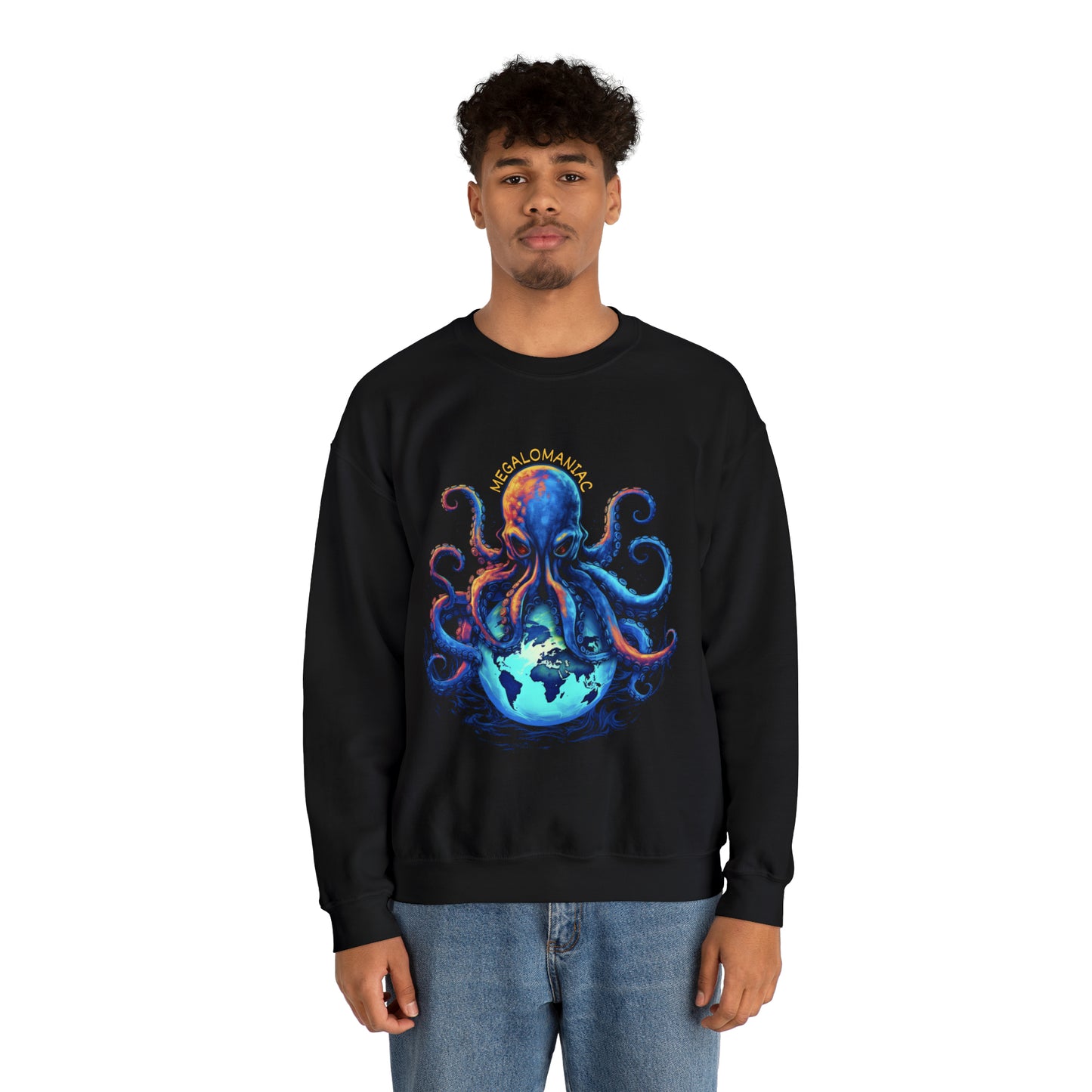MEGALOMANIAC Unisex Heavy Blend™ Crewneck Sweatshirt
