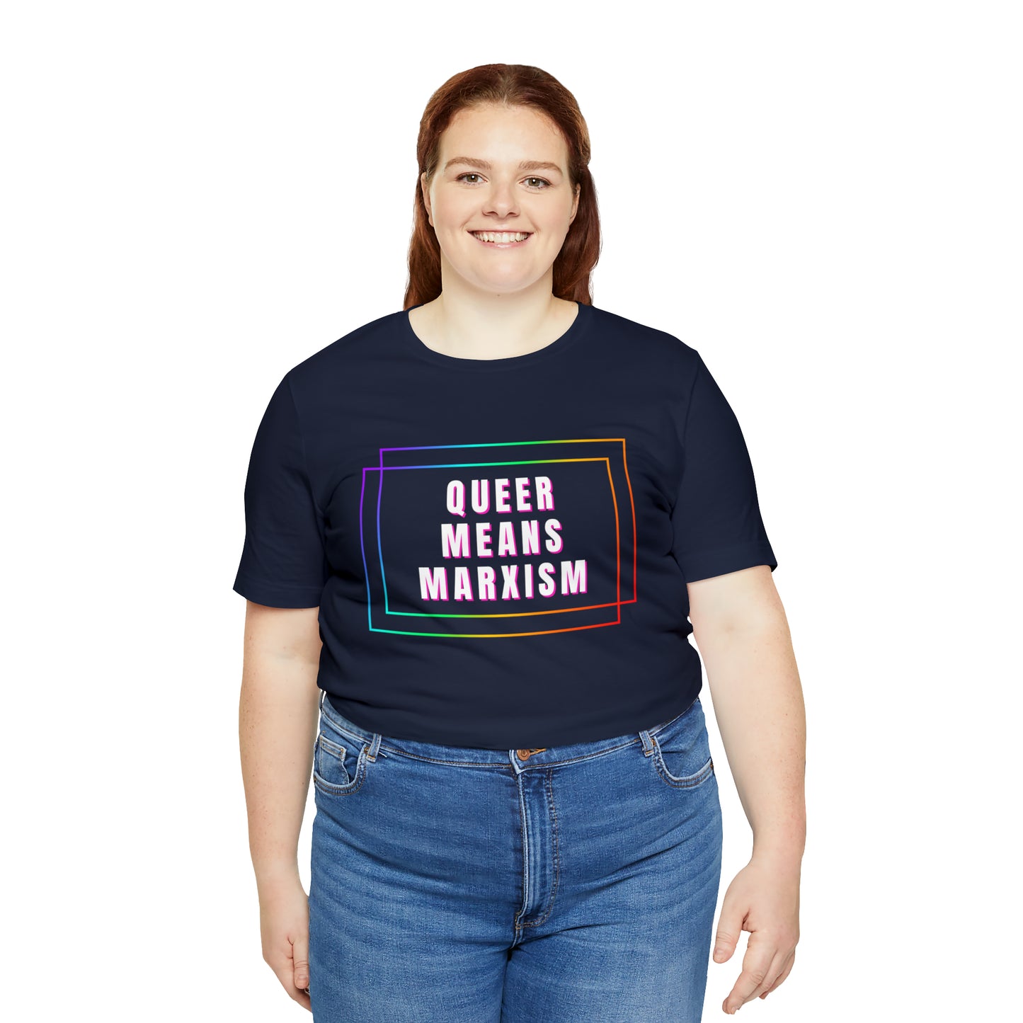 Queer Means Marxism Unisex Jersey Short Sleeve Tee