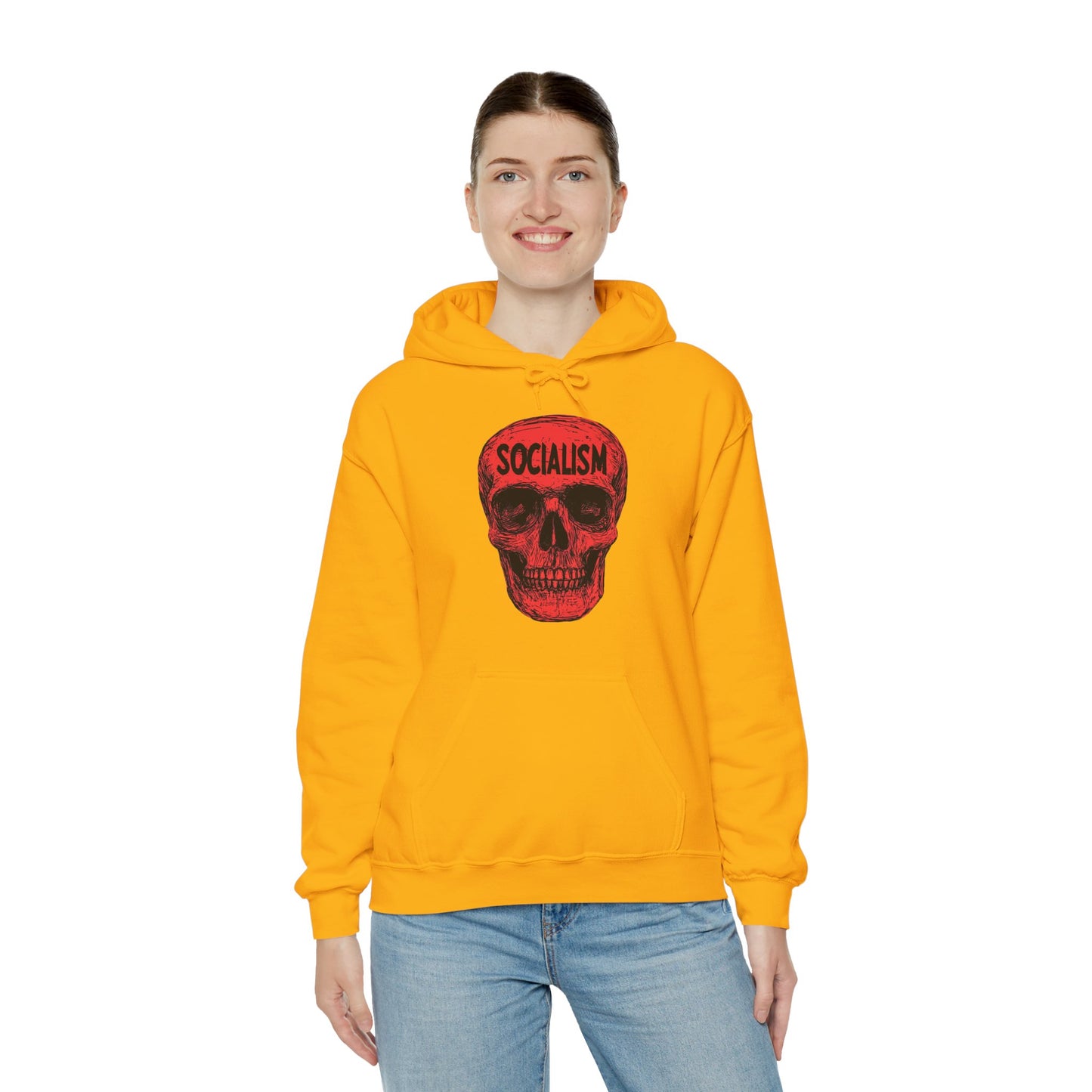 Socialism Means Death Unisex Heavy Blend™ Hooded Sweatshirt