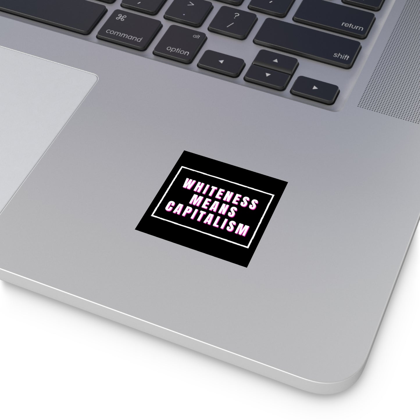 Whiteness is Capitalism Square Stickers, Indoor\Outdoor