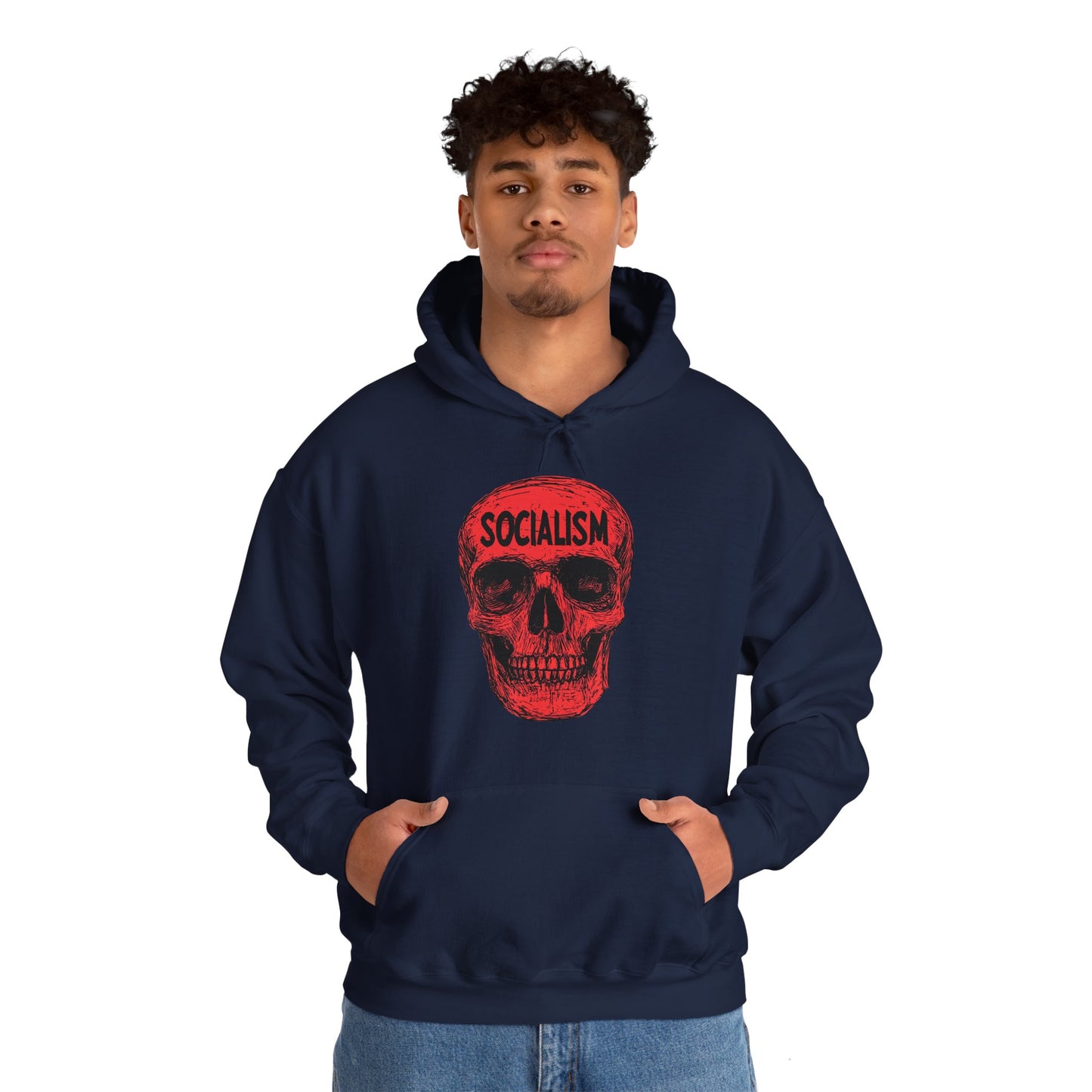 Socialism Means Death Unisex Heavy Blend™ Hooded Sweatshirt
