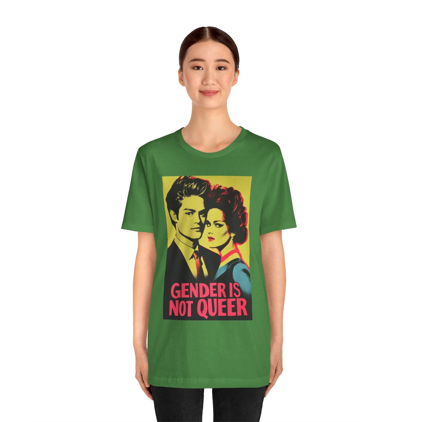 Gender is Not Queer Unisex Jersey Short Sleeve Tee