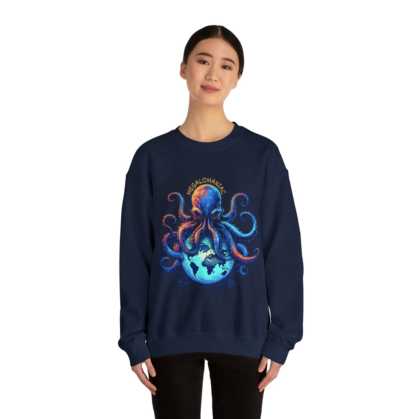 MEGALOMANIAC Unisex Heavy Blend™ Crewneck Sweatshirt