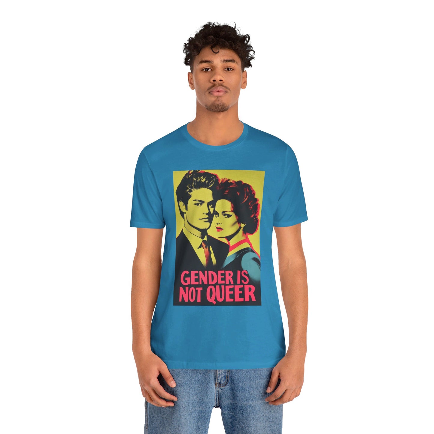 Gender is Not Queer Unisex Jersey Short Sleeve Tee