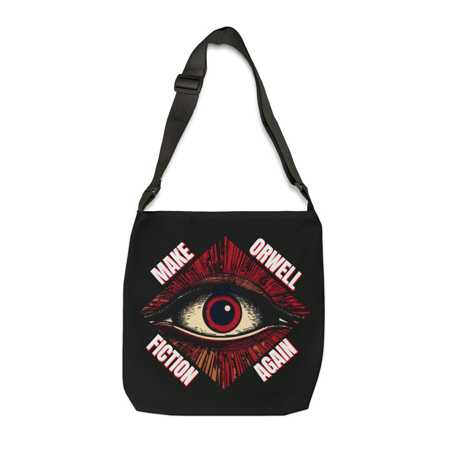 Make Orwell Fiction Again Adjustable Tote Bag