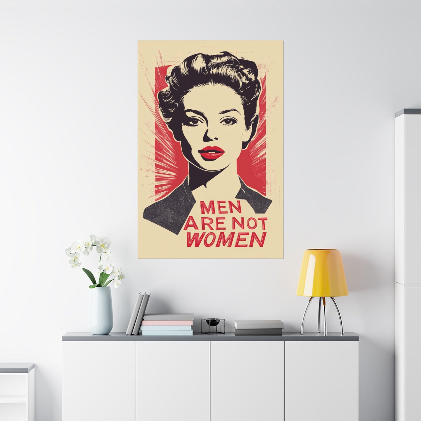 Men Are Not Women Matte Vertical Posters