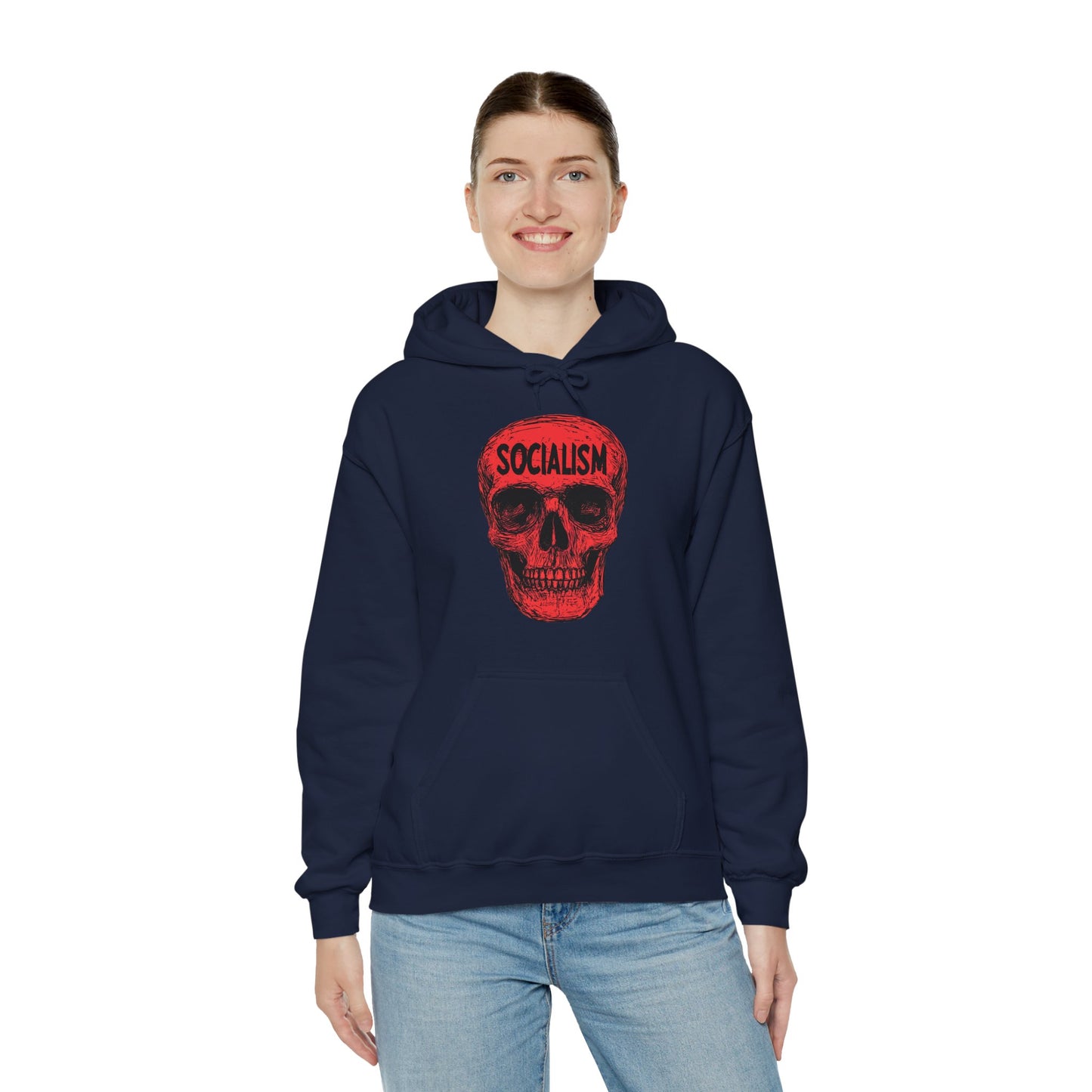 Socialism Means Death Unisex Heavy Blend™ Hooded Sweatshirt