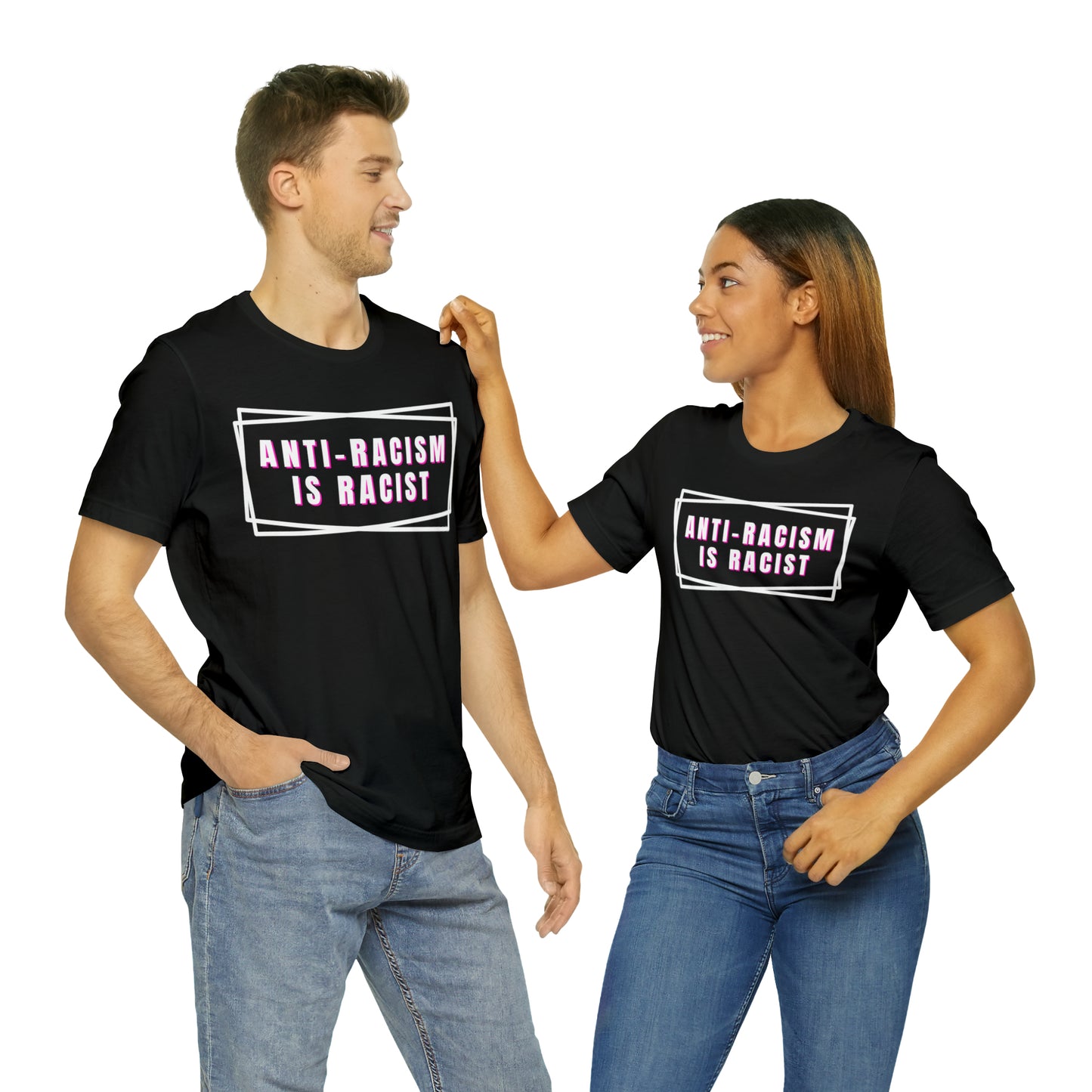 Anti-Racism Is Racist Unisex Jersey Short Sleeve Tee