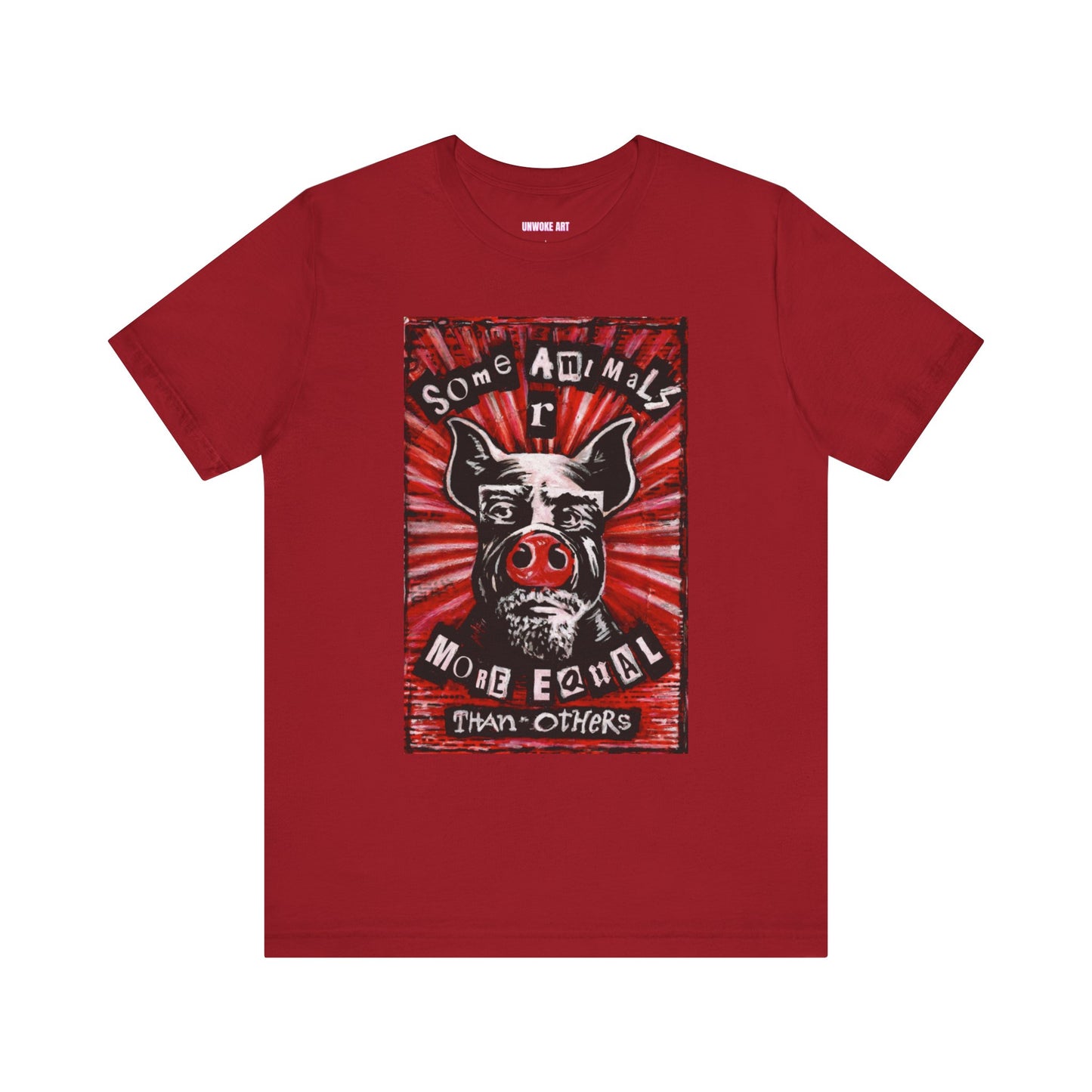 Some Animals R More Equal Than Others Zine Unisex Jersey Short Sleeve Tee
