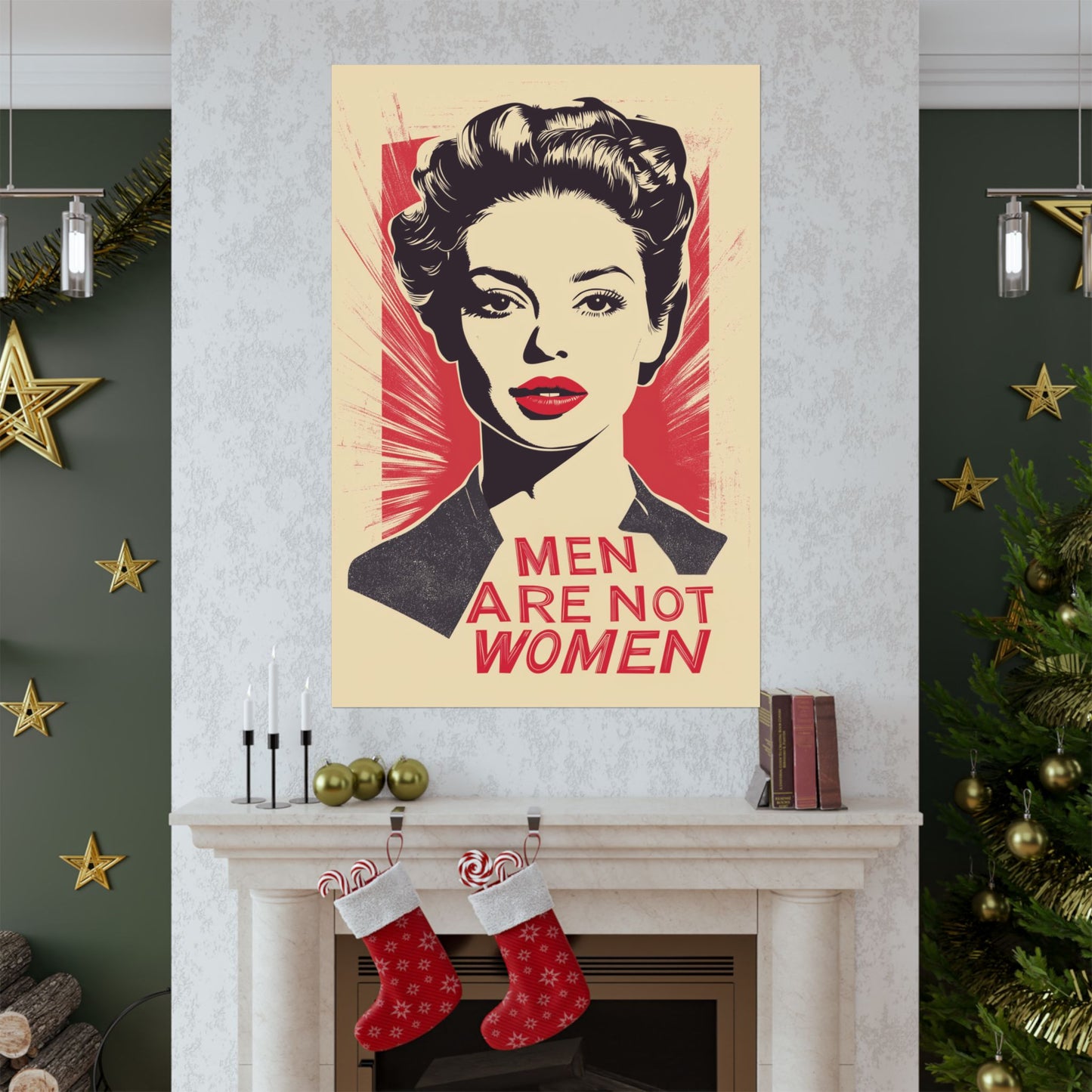 Men Are Not Women Matte Vertical Posters