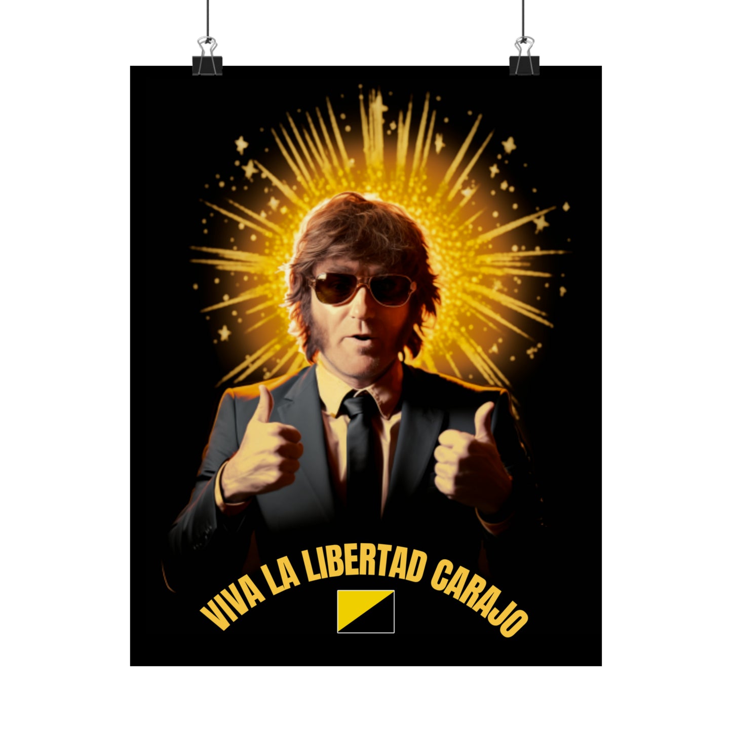 Javier Milei Matte Vertical Posters