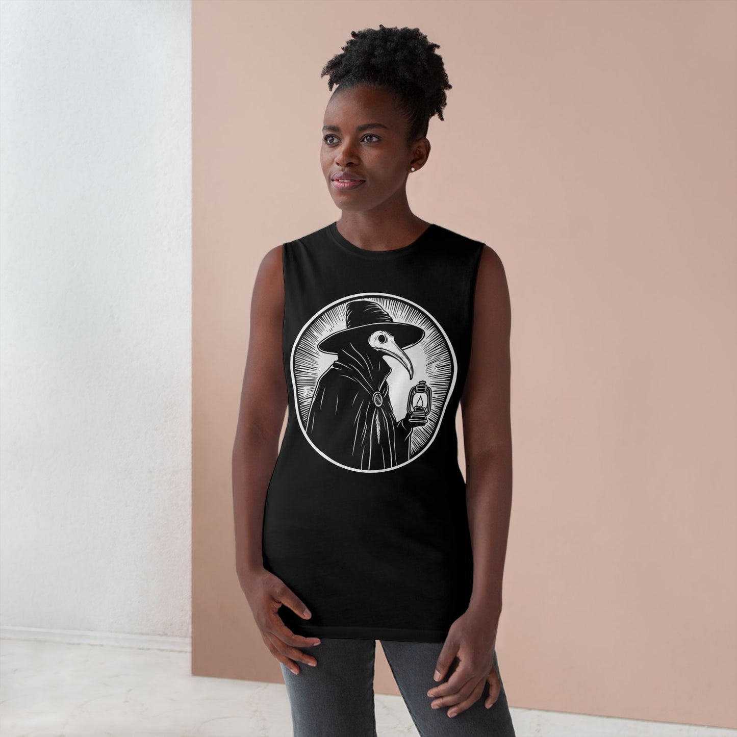 Decode The Left Plague Doctor Unisex Tank Top