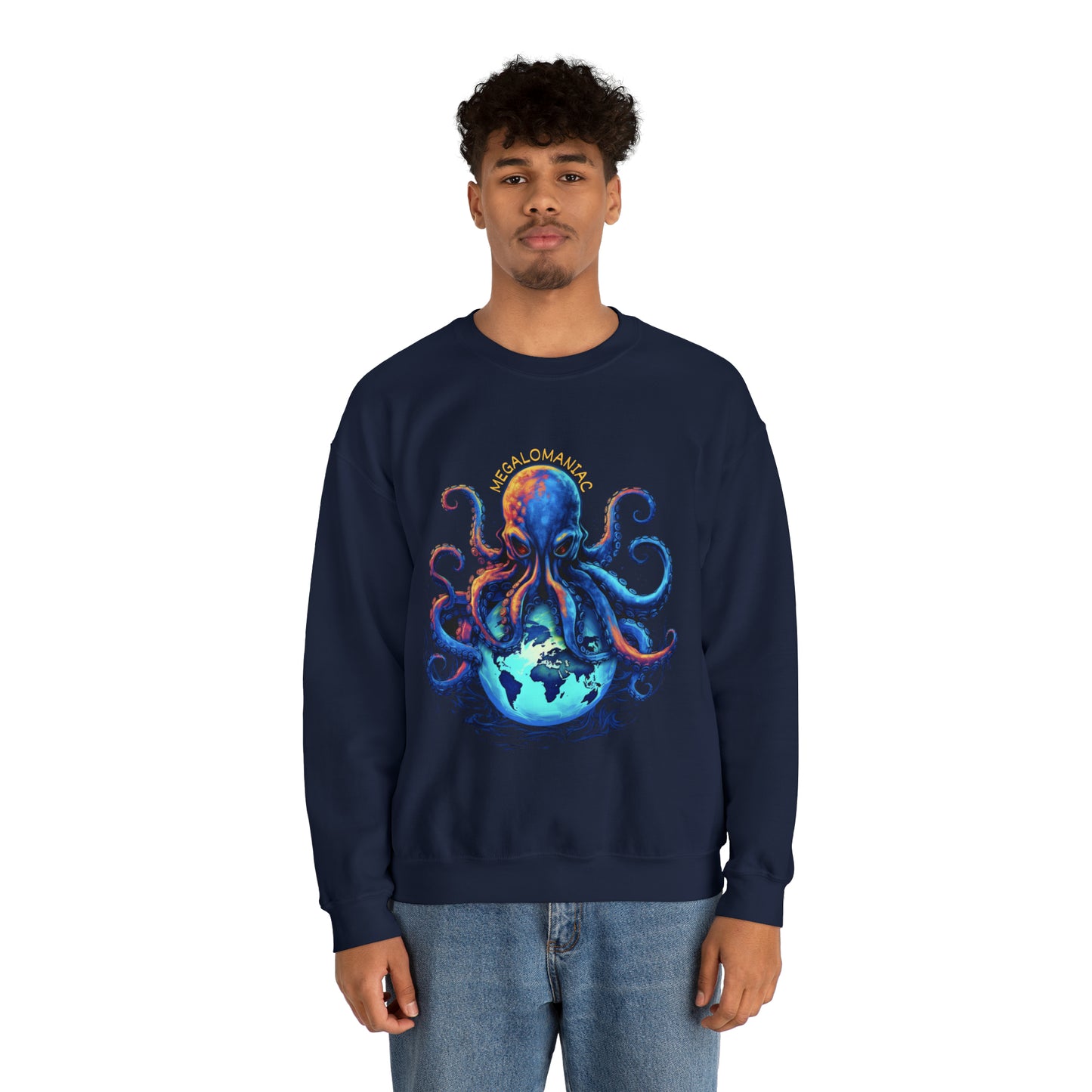 MEGALOMANIAC Unisex Heavy Blend™ Crewneck Sweatshirt