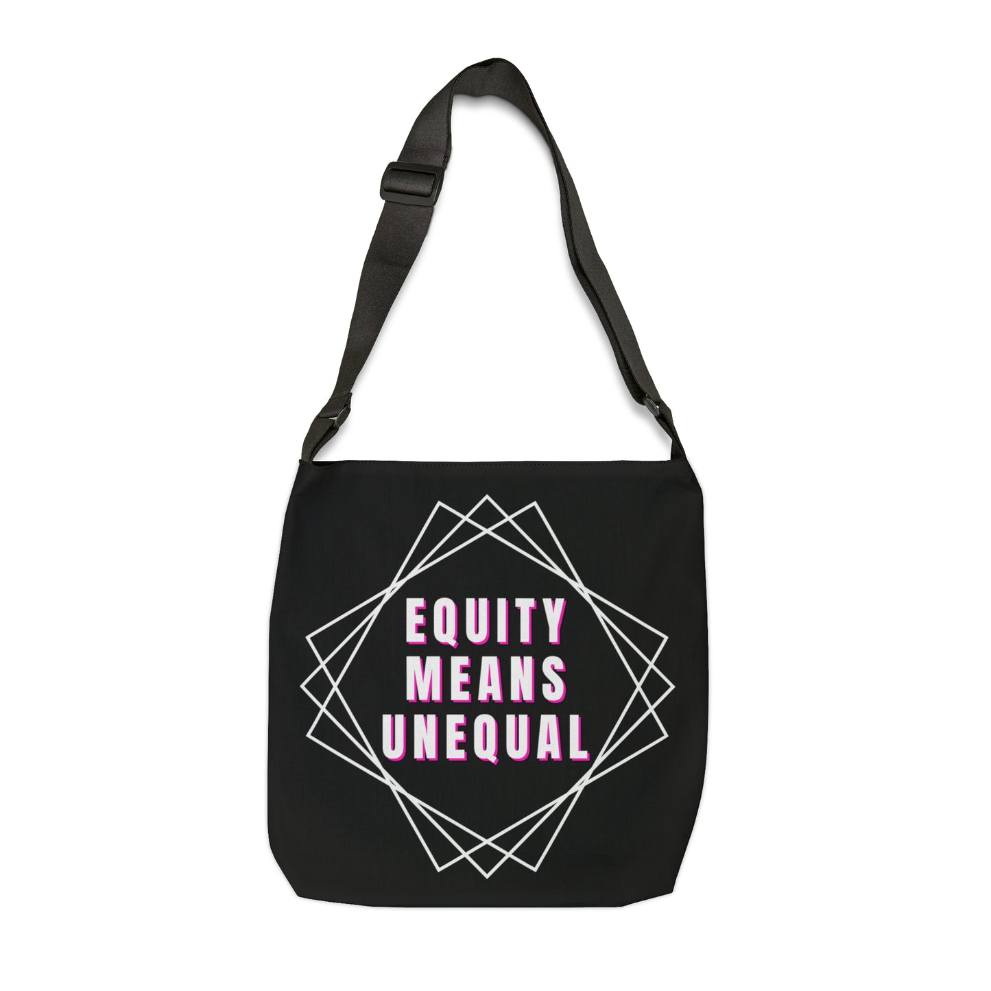 Equity Means Unequal Adjustable Tote Bag (AOP)