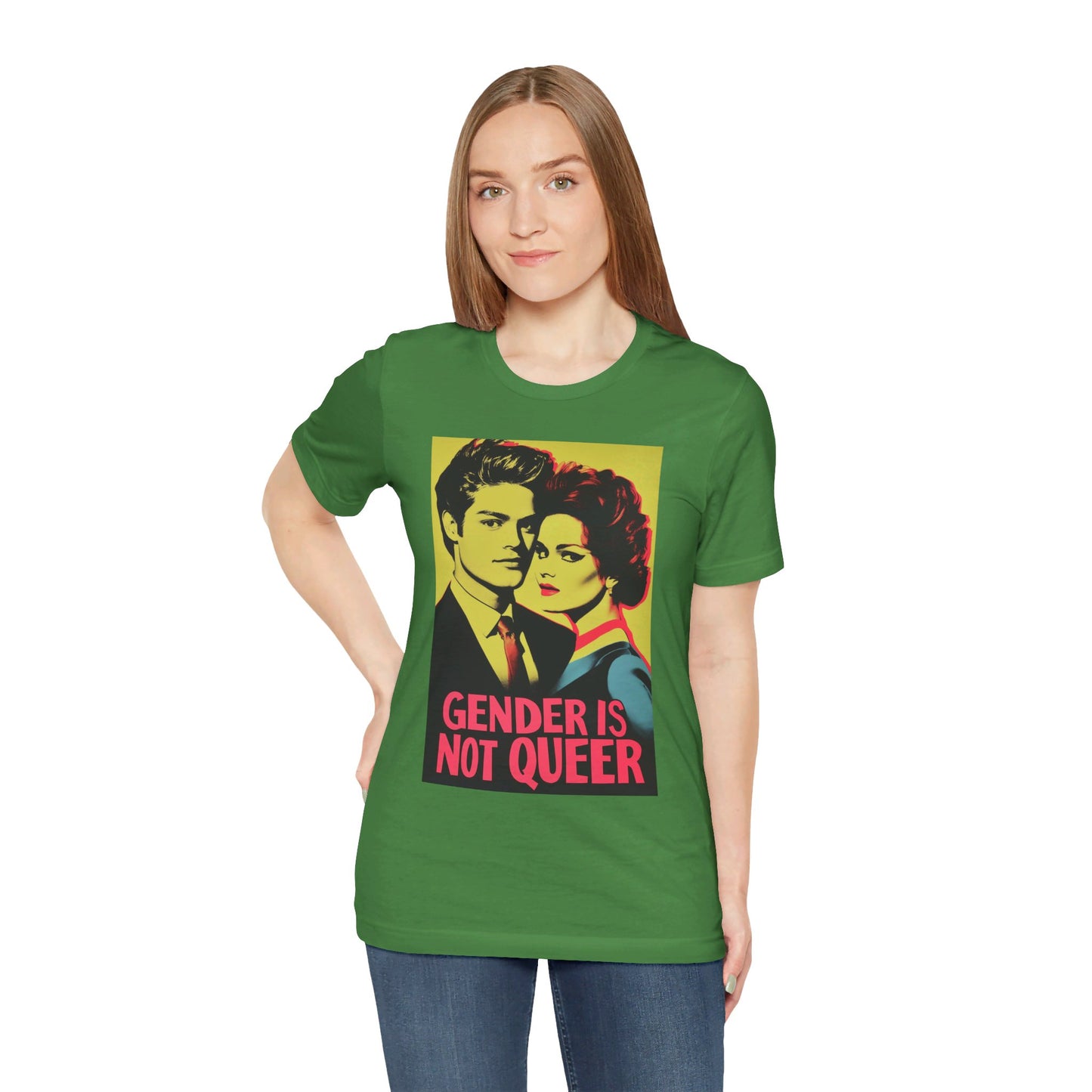 Gender is Not Queer Unisex Jersey Short Sleeve Tee