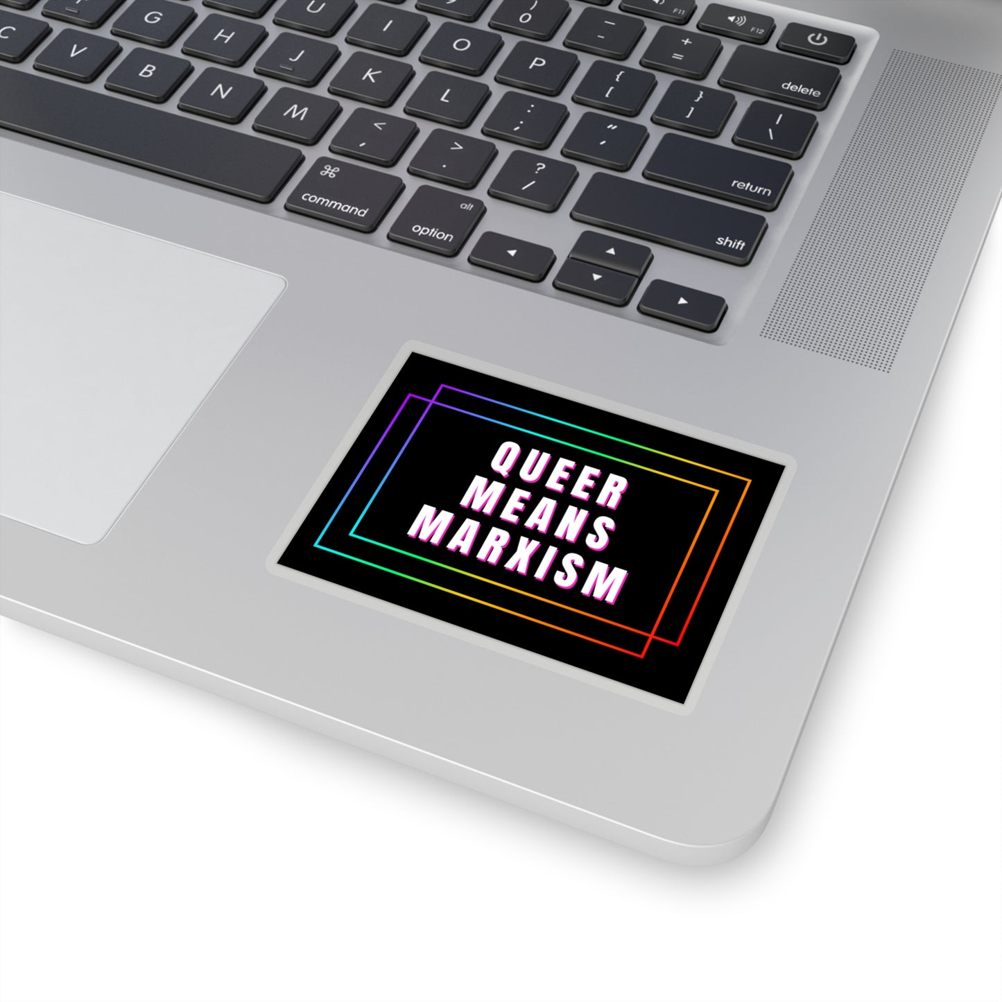 Queer Means Marxism Kiss-Cut Stickers