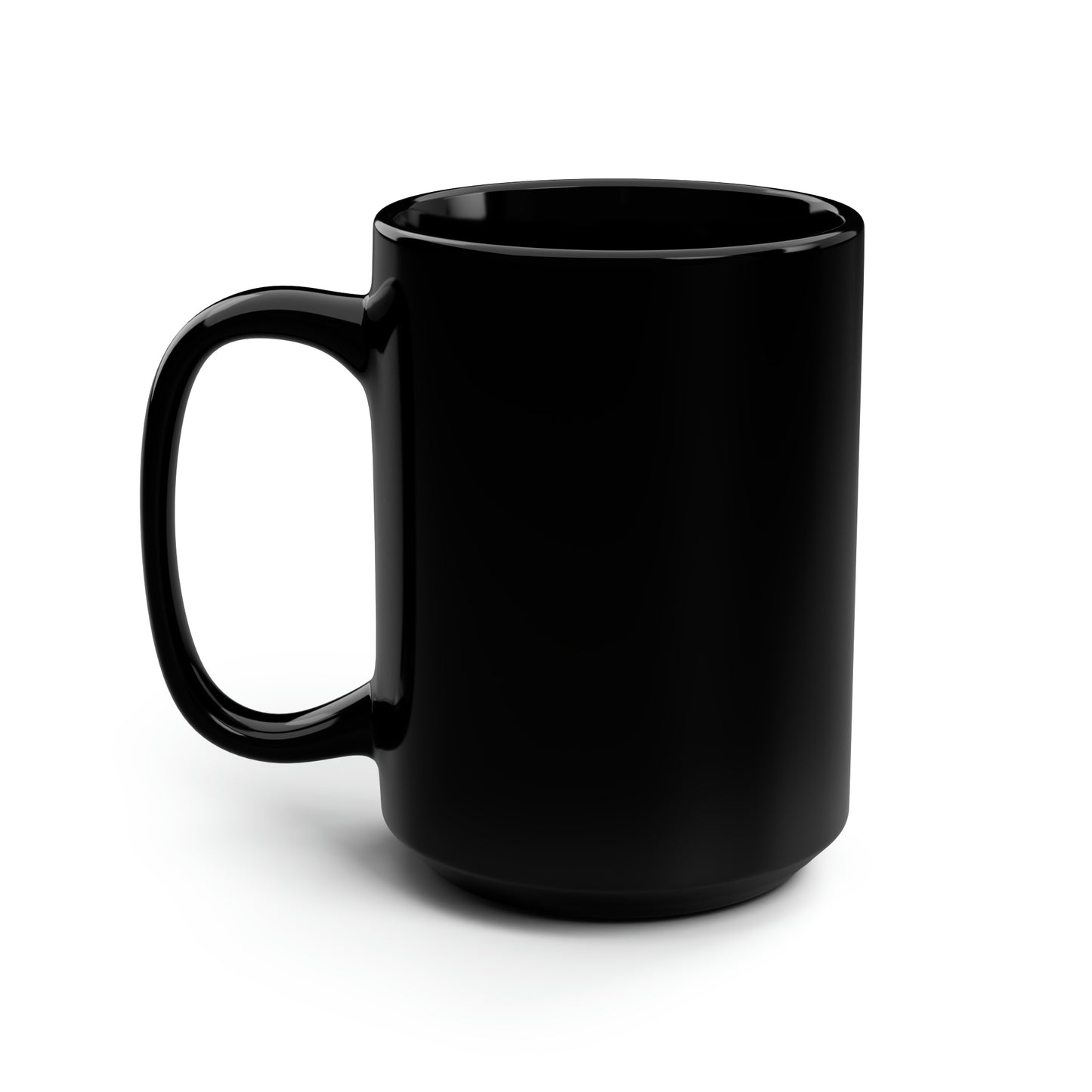 Trump Mug Shot #ResistFascism Black Mug, 15oz